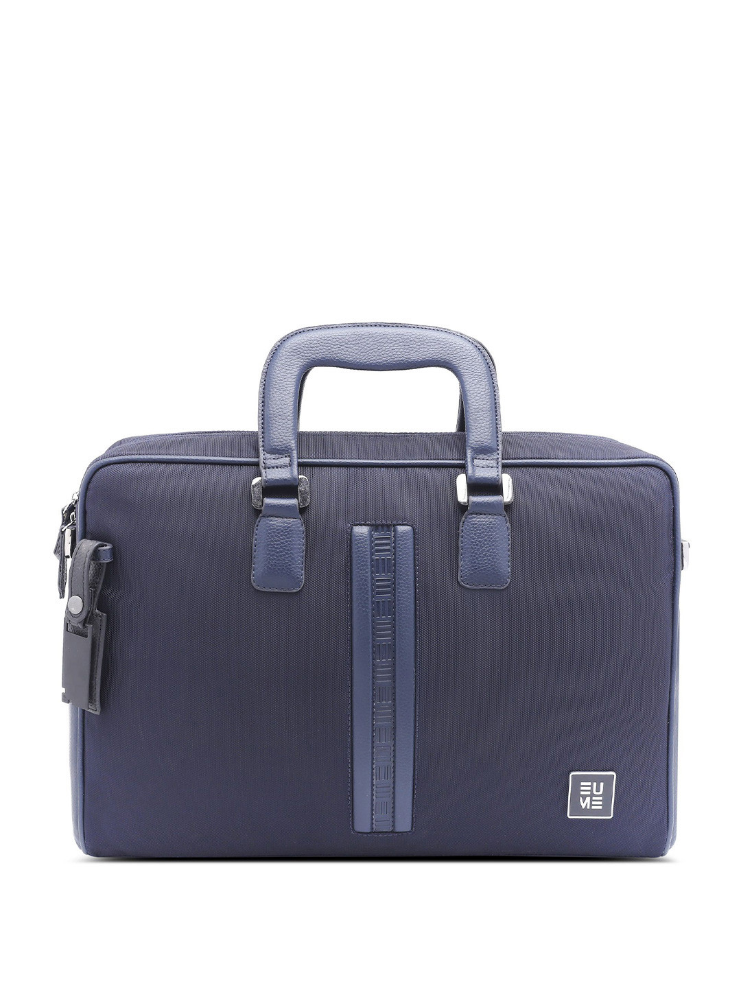 EUME Unisex Midnight Blue Briefcase Messenger Bag
