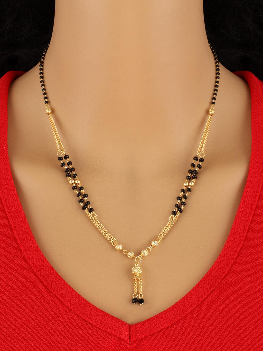 Bhagya Lakshmi Gold-Plated Alloy Mangalsutra