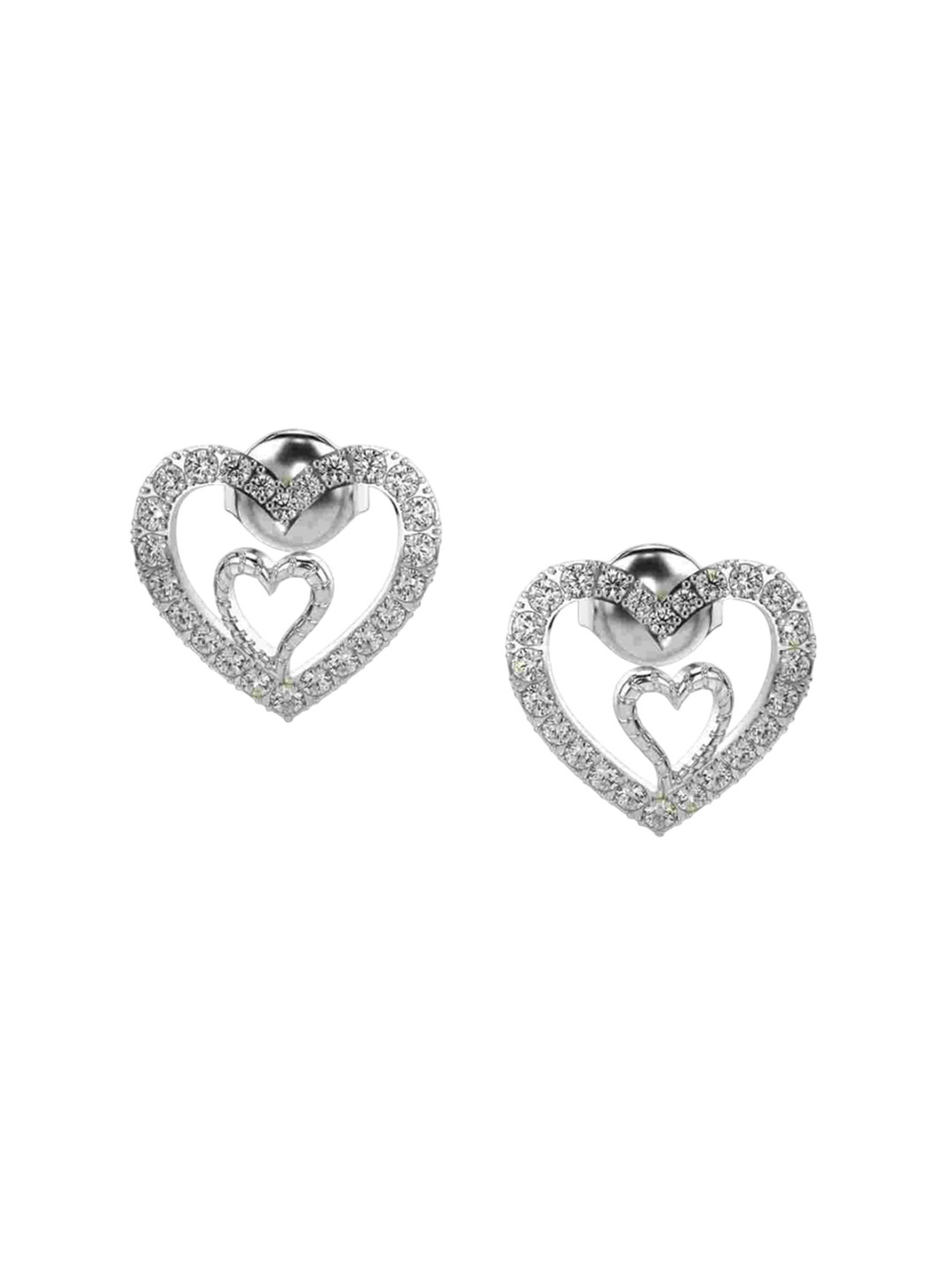 VALANOVA 14K White Gold 0.39 Ct Lab Grown Diamond Earring