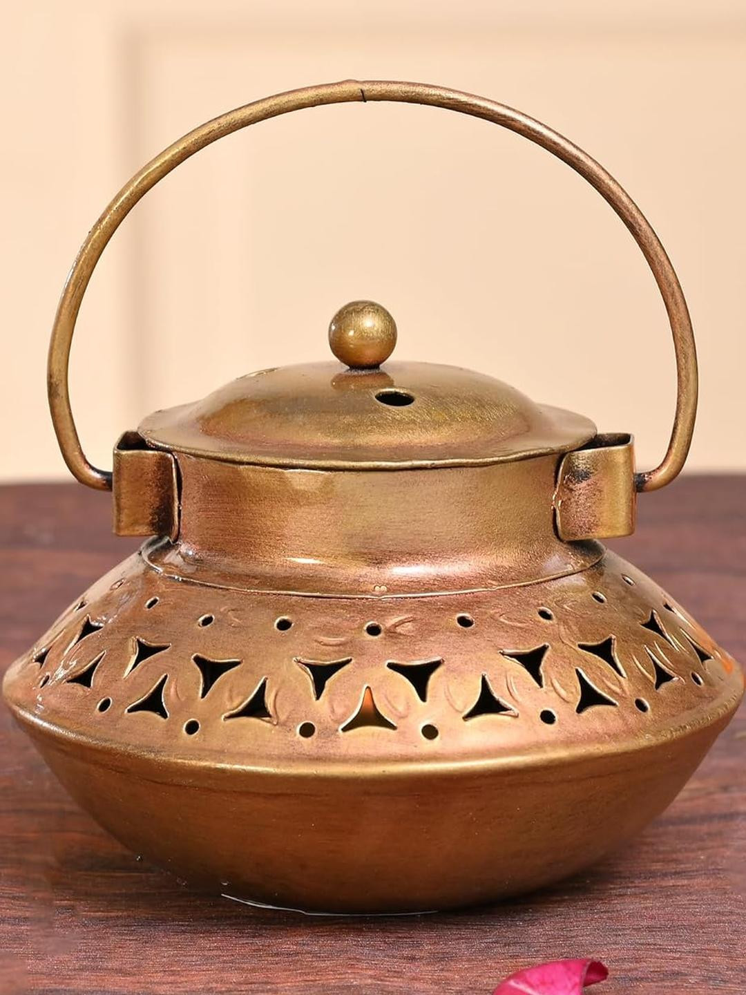 The SK Creative Arts Antique Degchi Style Dhoop Holder