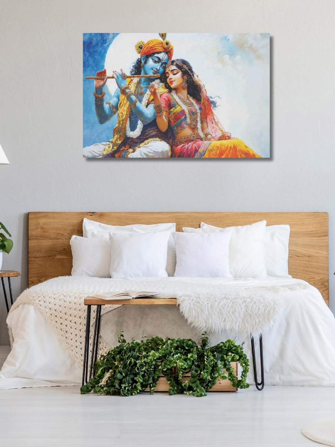 Viventiq Radha Krishna Painting for Home Without Frame