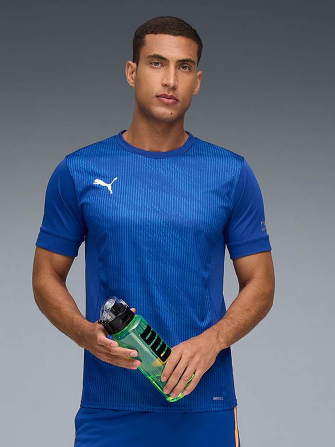 Puma indPadel Men Sweat-Wicking Graphic Jersey