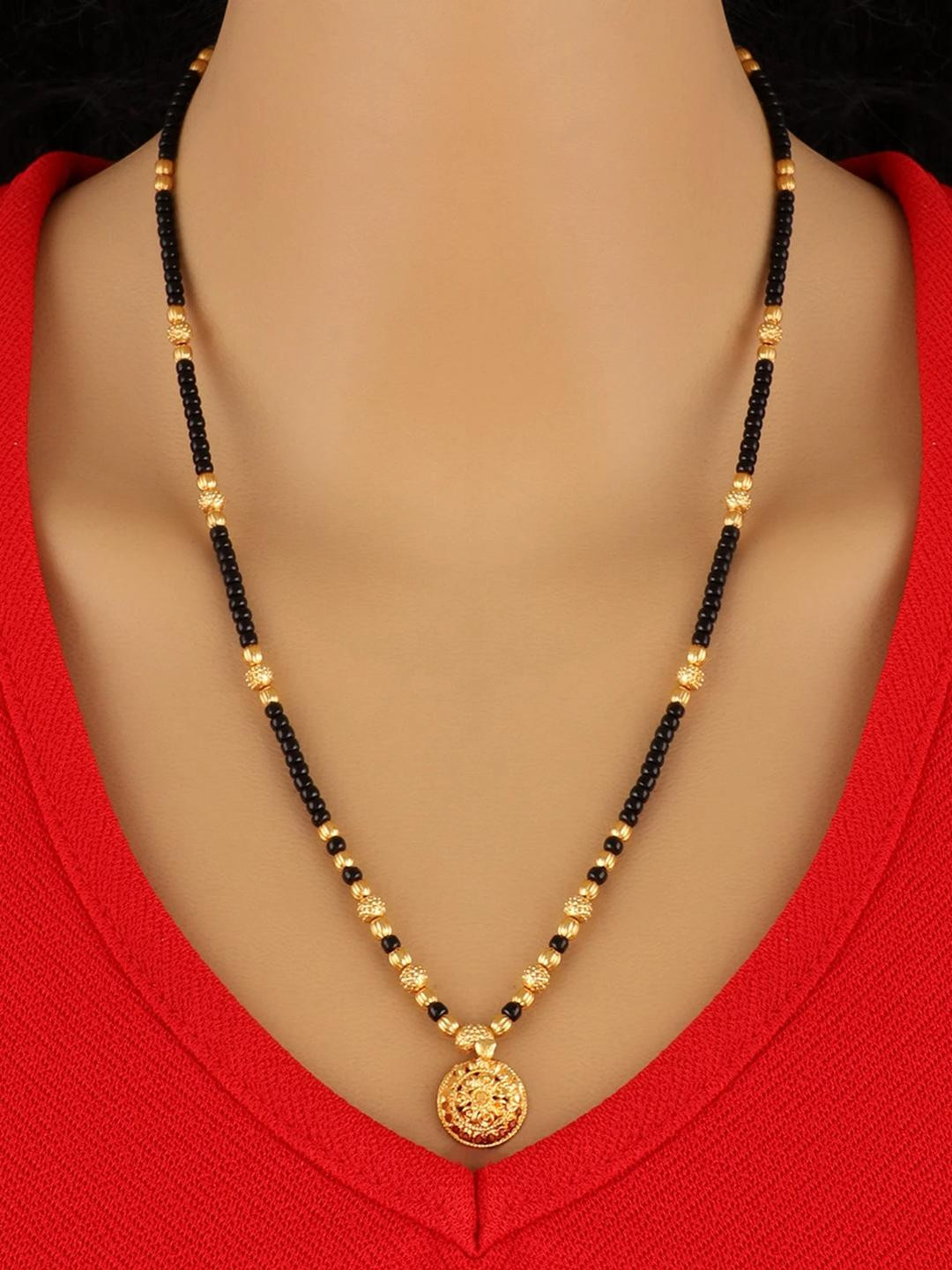 Bhagya Lakshmi Gold-Plated Alloy Mangalsutra
