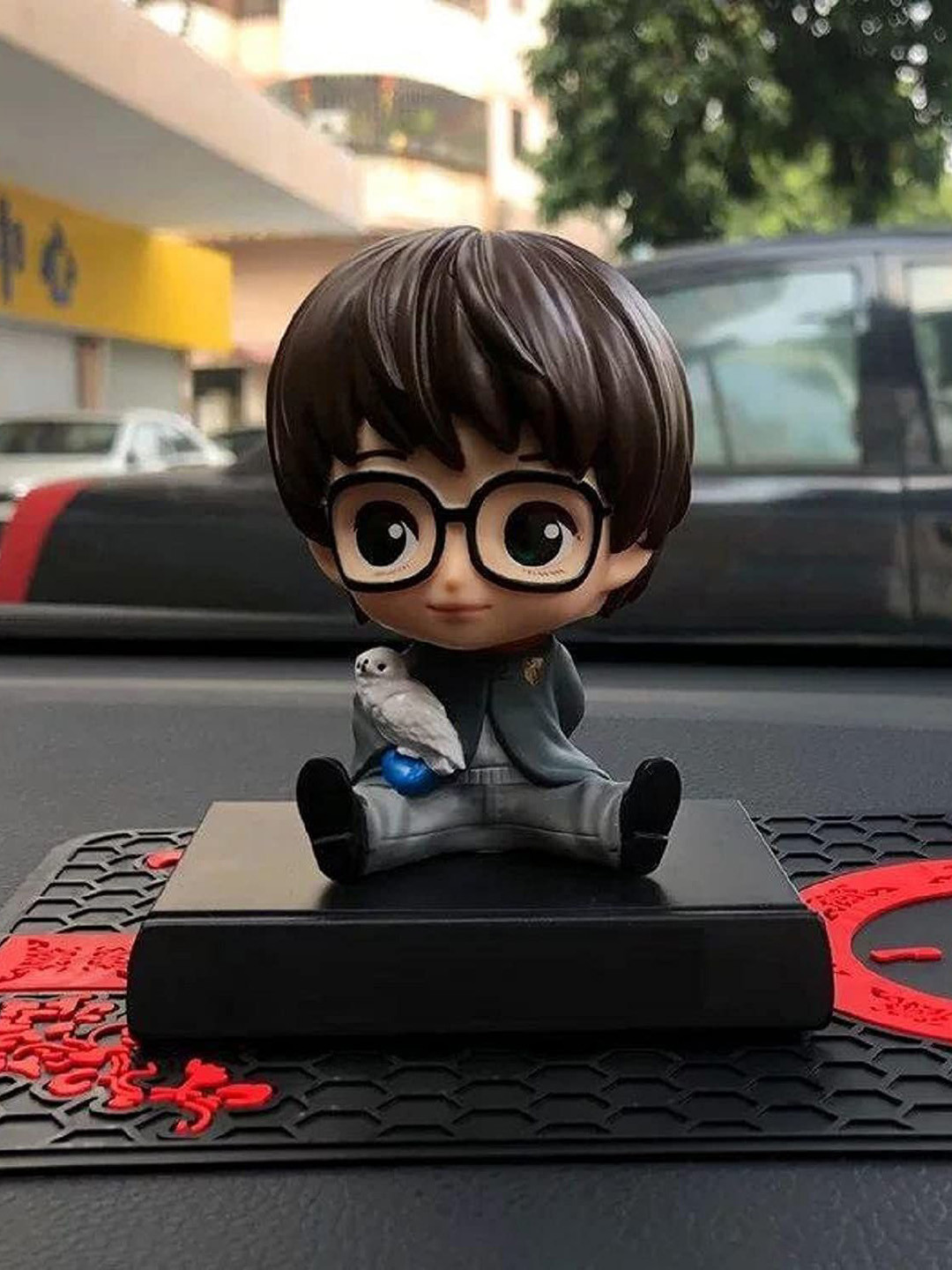 AUGEN Grey & Black Harry Potter Figurine Showpiece