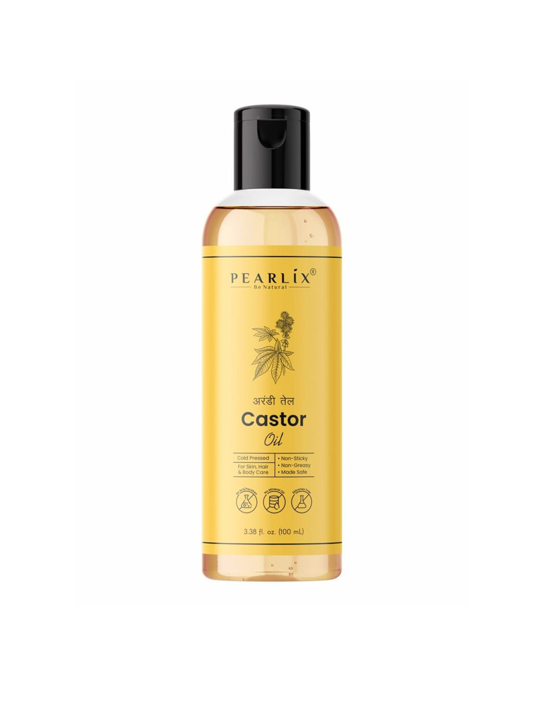 Pearlix Be Natural Pure & Natural Castor Oil - 100 ml