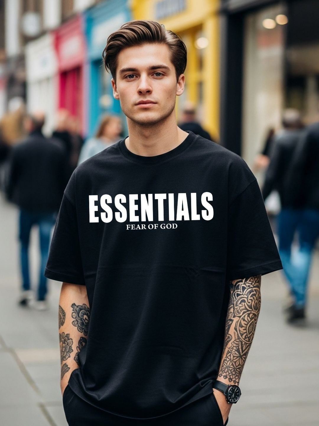 BENNY BROOKS Essentials Fear of God Oversized T-shirt