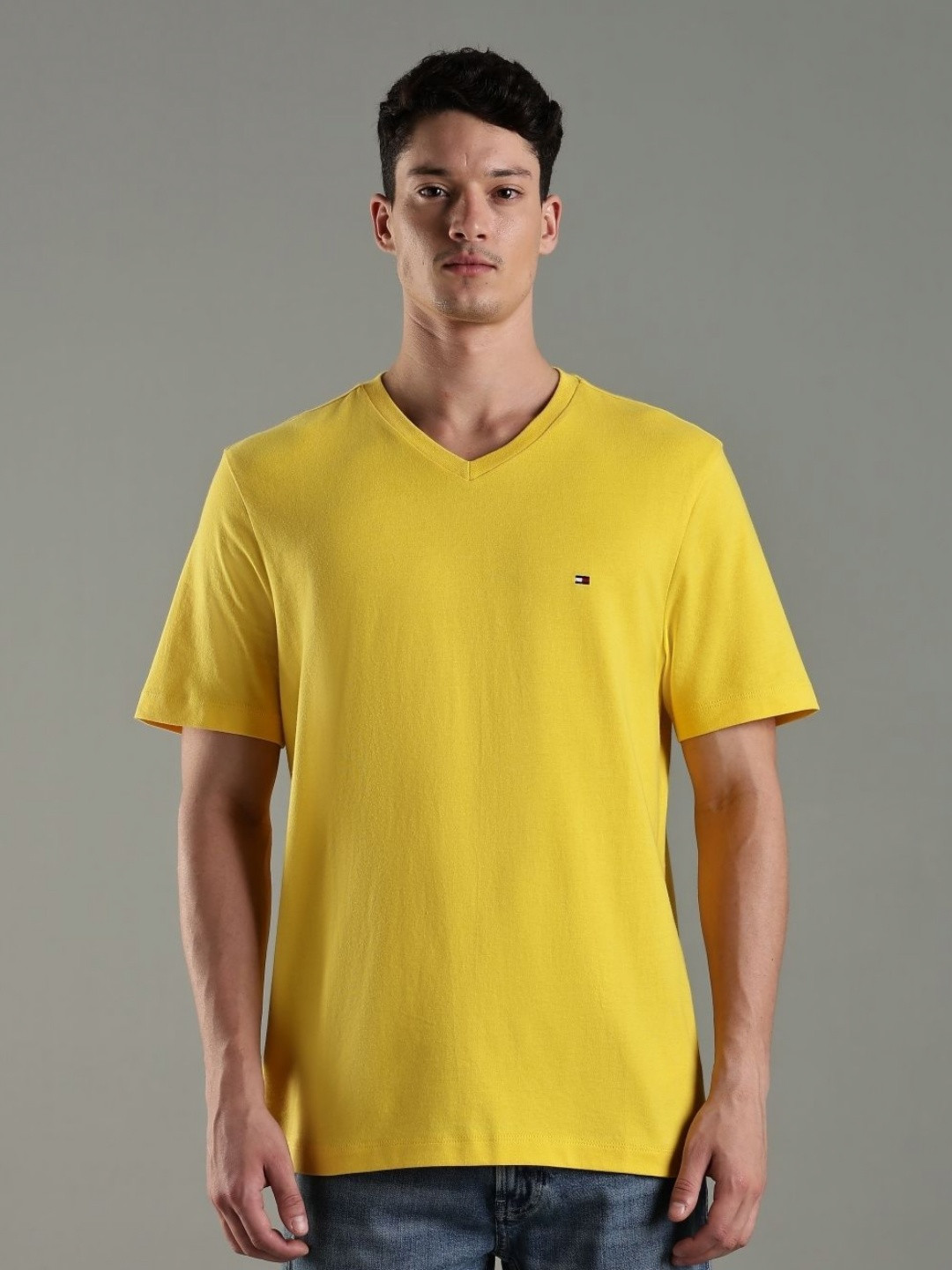 Tommy Hilfiger Europe V-Neck Short Sleeves Casual T-shirt