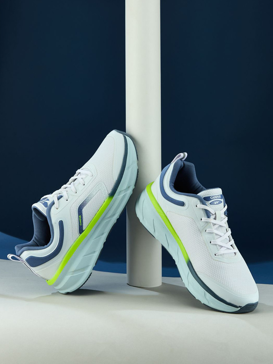 Campus Men HUMBER Mesh Running Non-Marking Lace-Ups Shoes