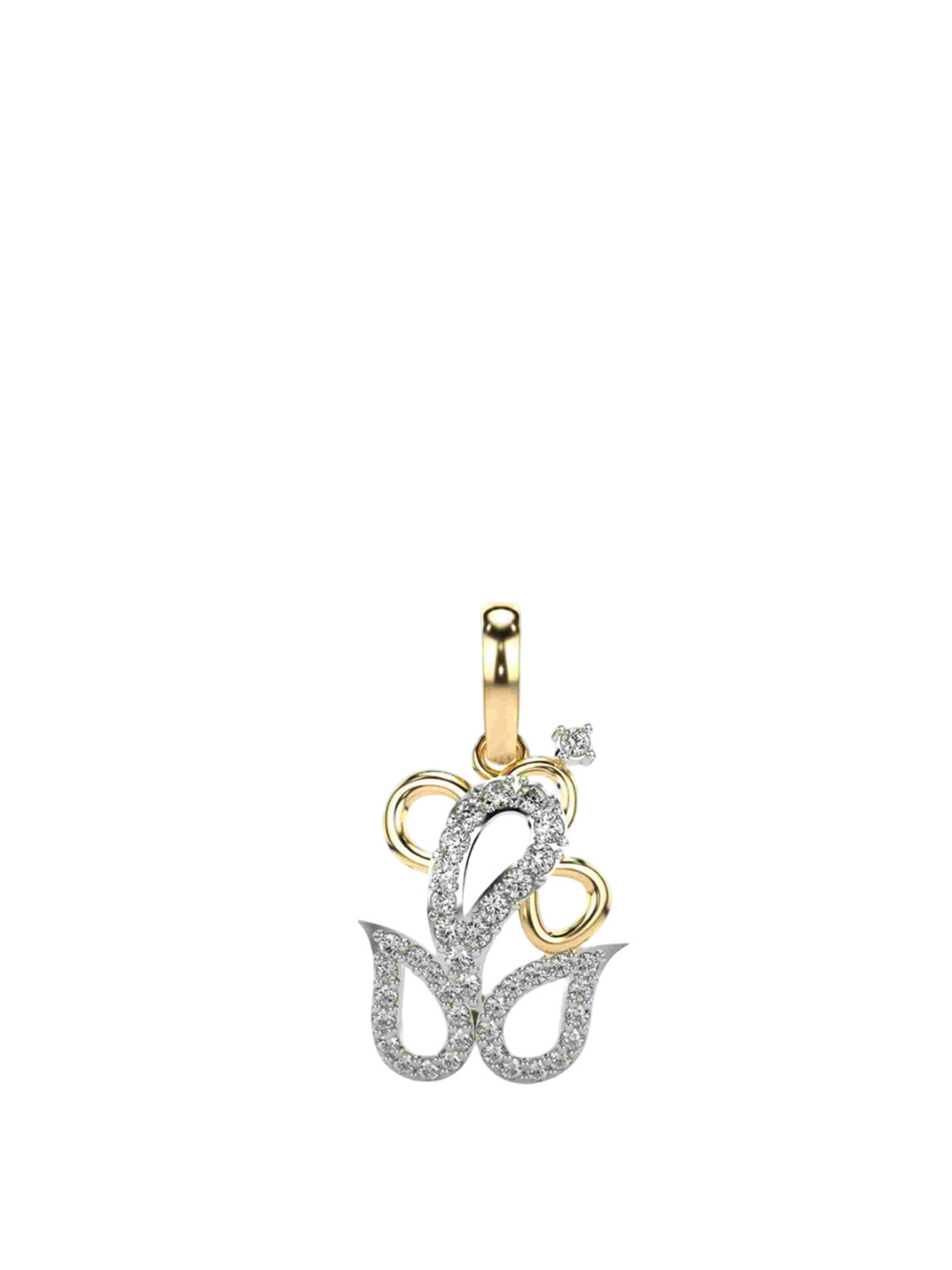 VALANOVA 14K Yellow Gold 0.27 Ct Lab Grown Diamond Pendant