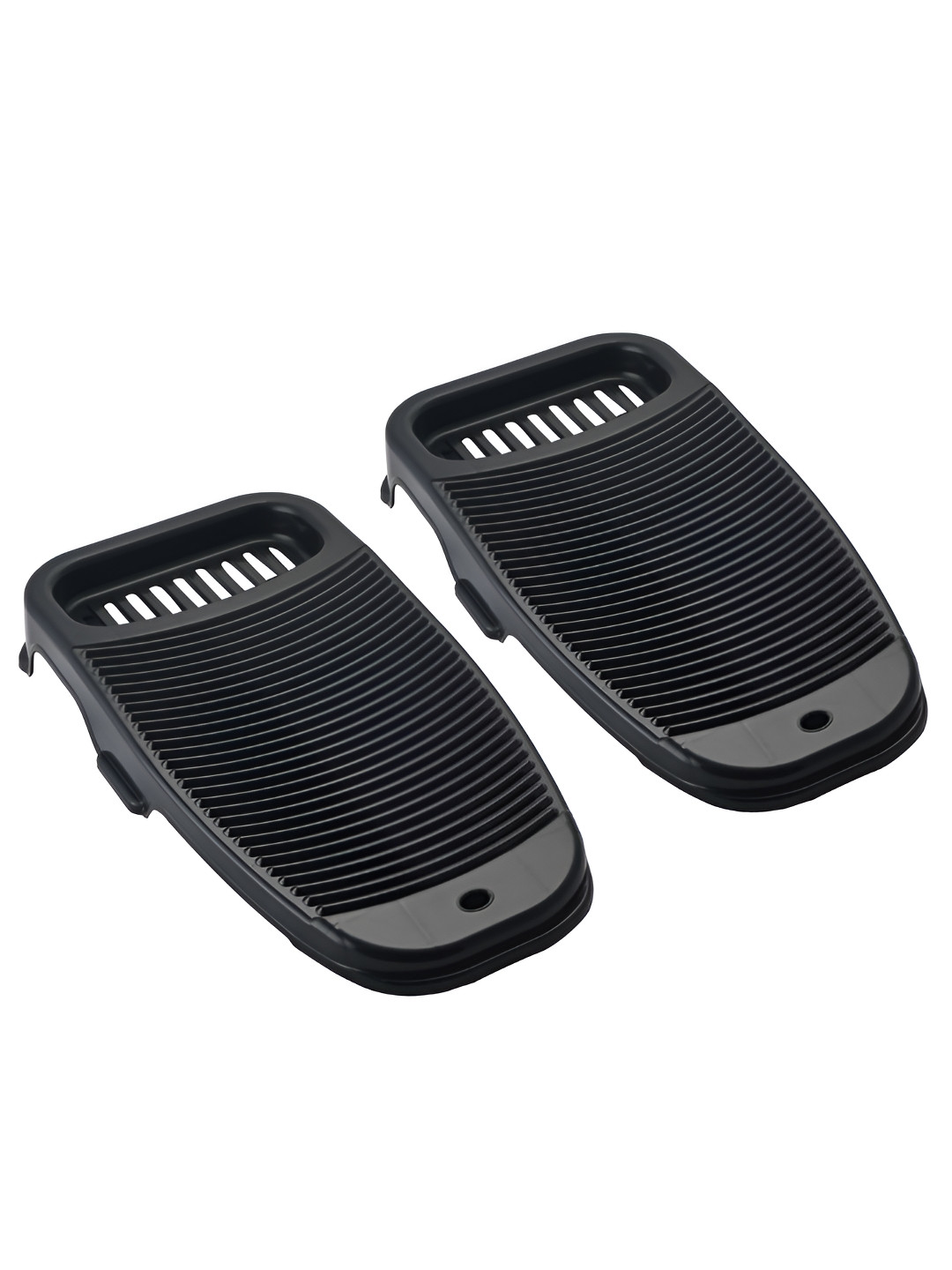 Aura Black 2 Pieces Washing Clothes Bath Accessories Set With Soap Holder