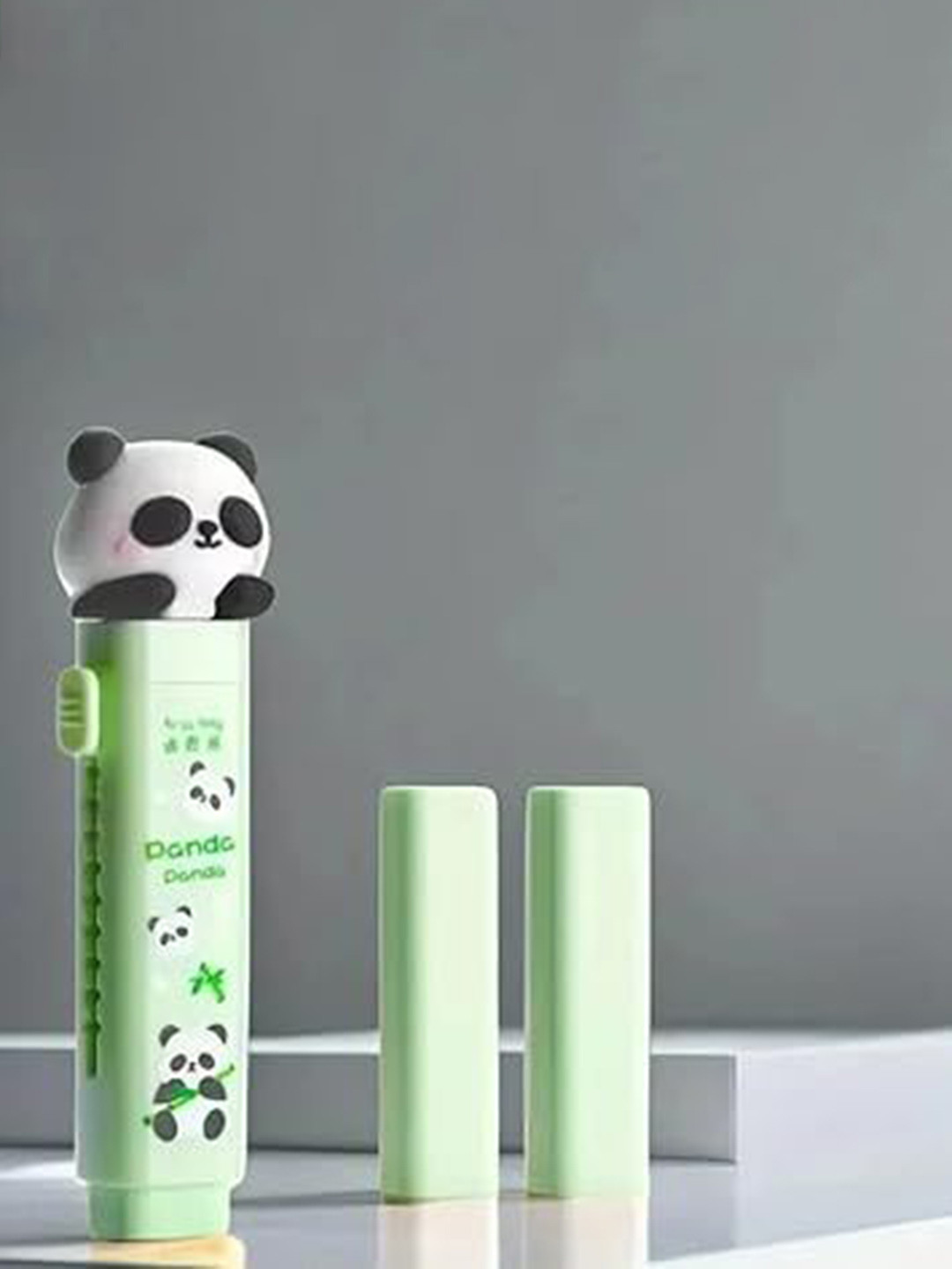 Kalra Magic Kids Panda Push Eraser Cute Retractable Eraser Pencil Stationery