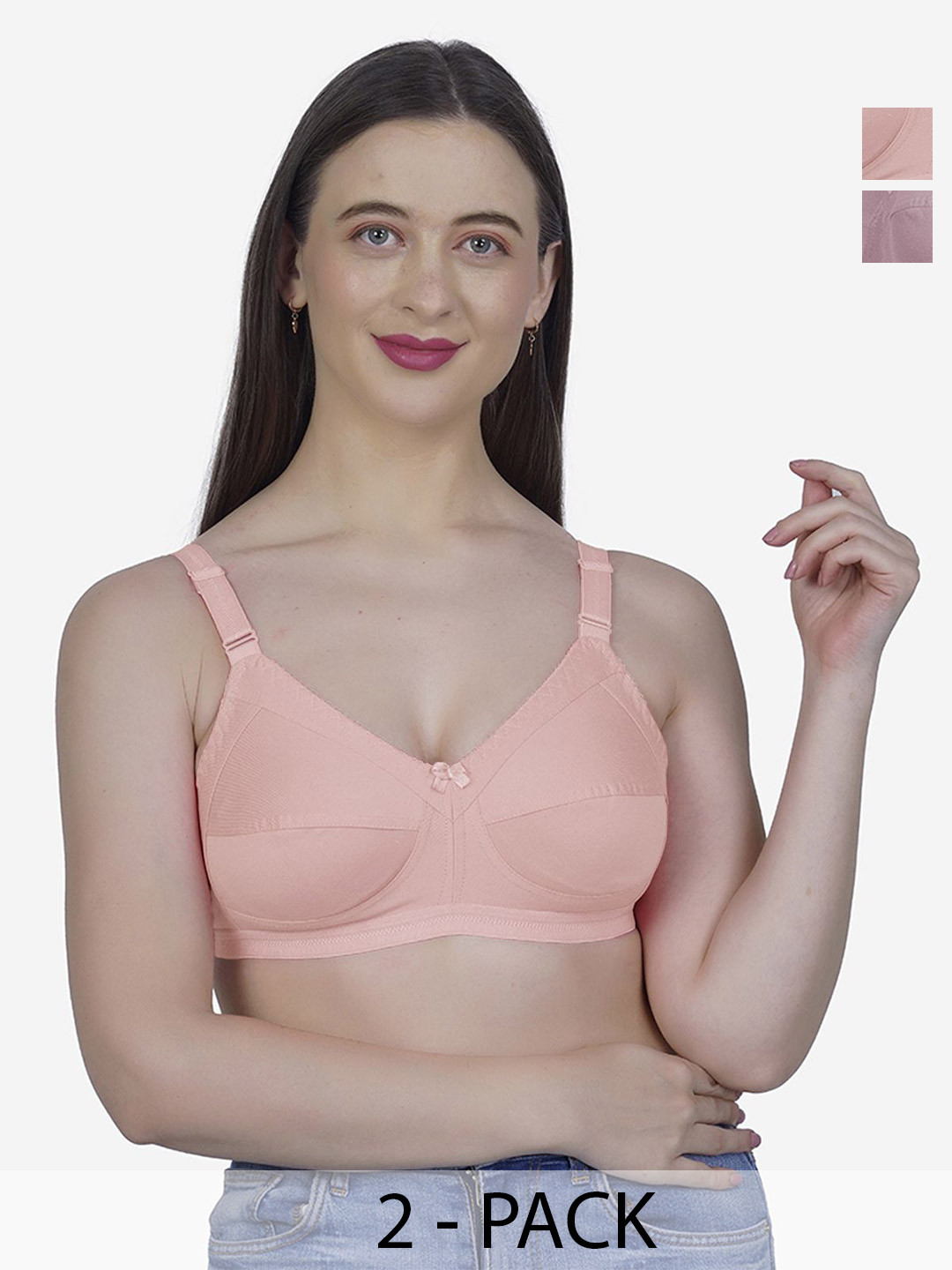 SHYAM SONS FLAIR G603 Pack Of 2 Full Coverage Minimizer Bra