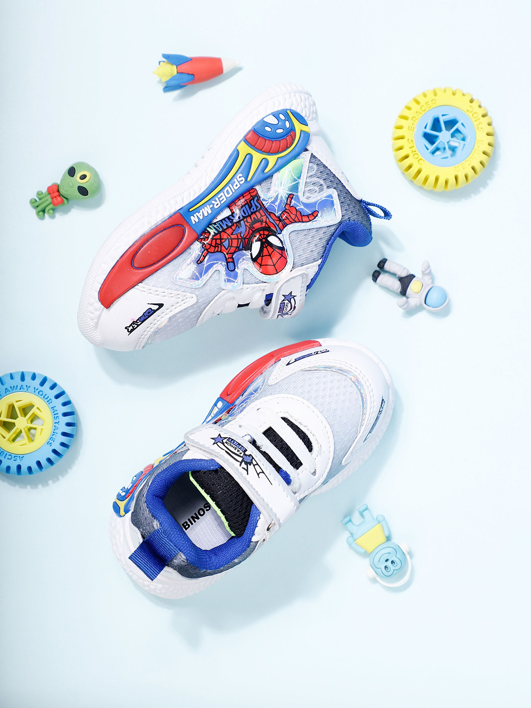 Binos Kids Printed Mesh Everyday Sneakers