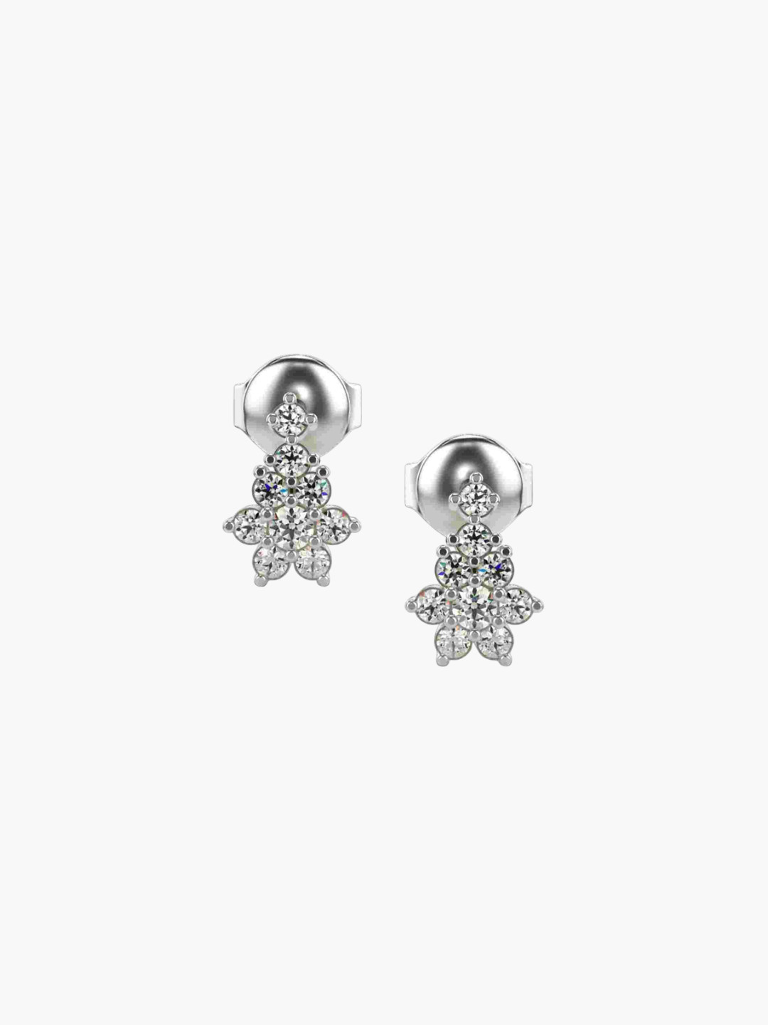 VALANOVA 14K White Gold 0.30 Ct Lab Grown Diamond Earring
