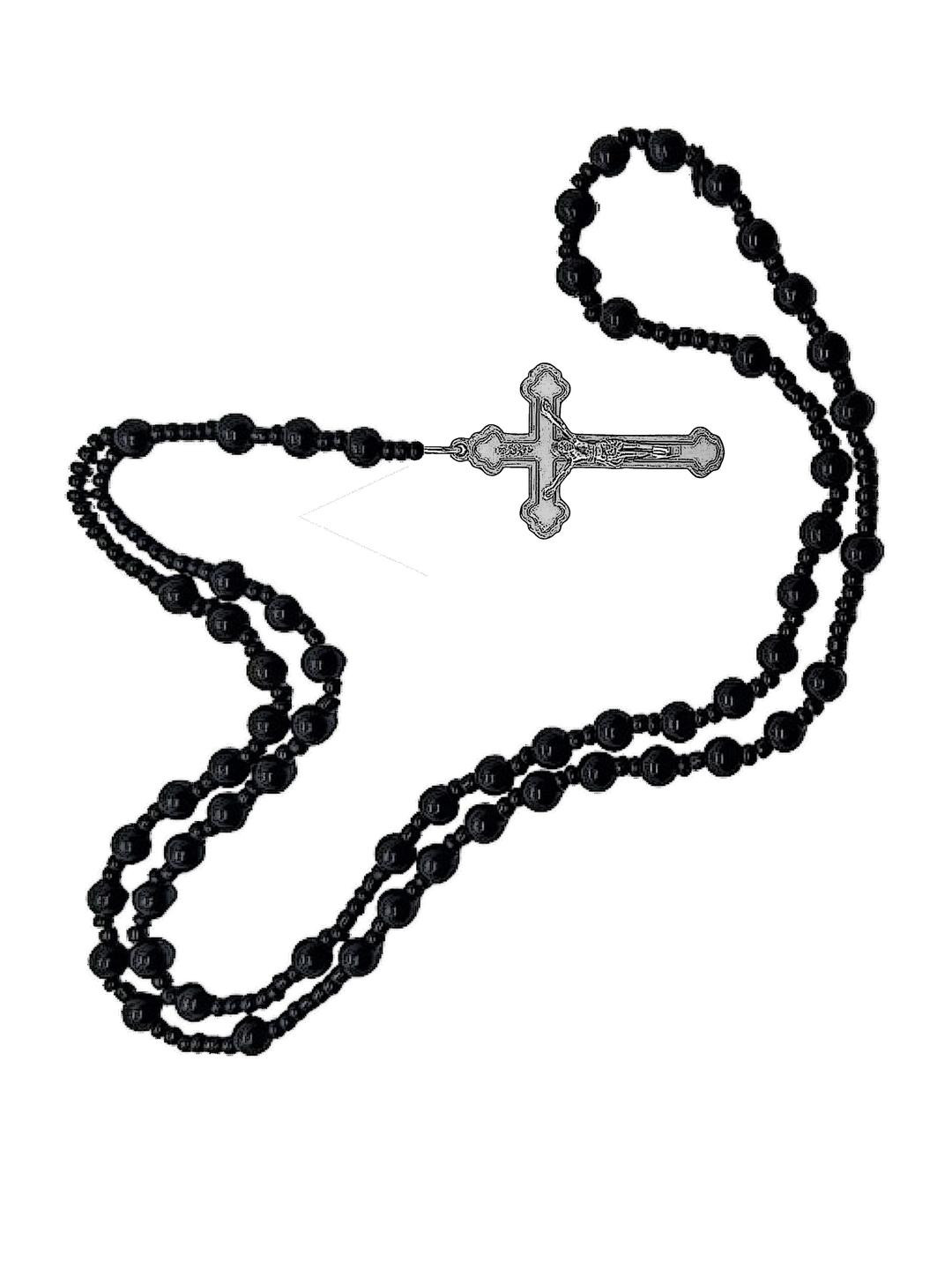 Dynamic Retail Global Men's Crucifix Cross Pendant Chain