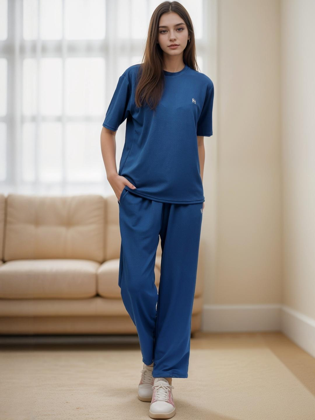 FITIN OUTFIT Women T-Shirt & Trousers Nightdress