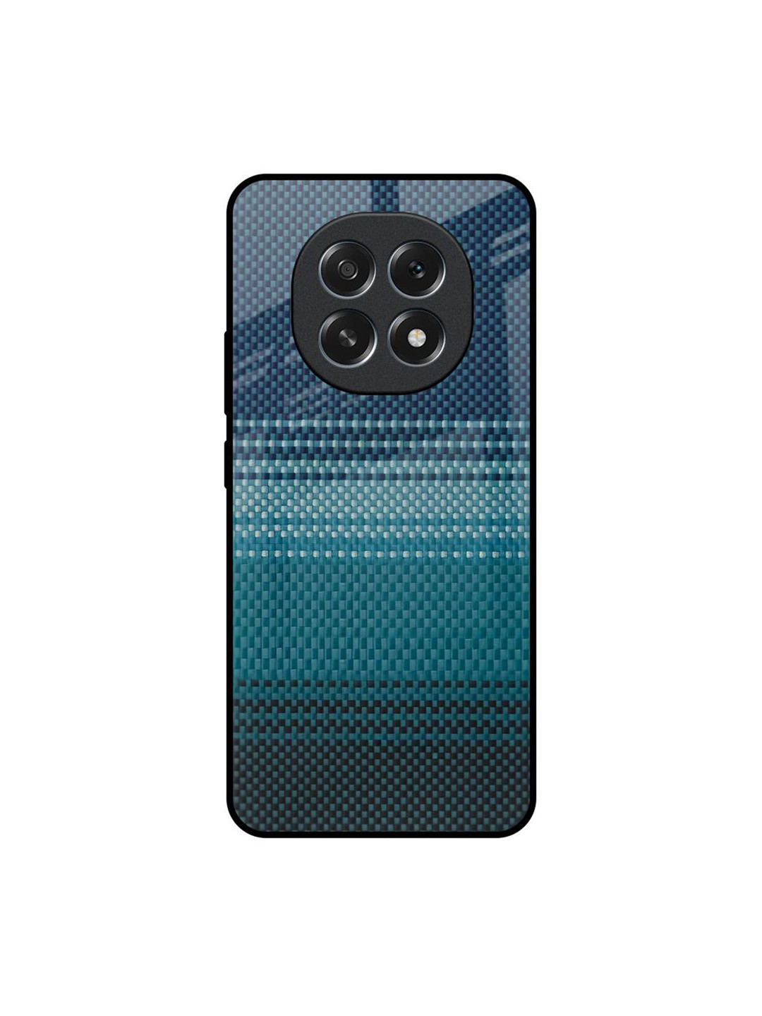 QRIOH Geometric Printed Oppo F29 5G Modern Rug Glass Back Case Mobile Accessories