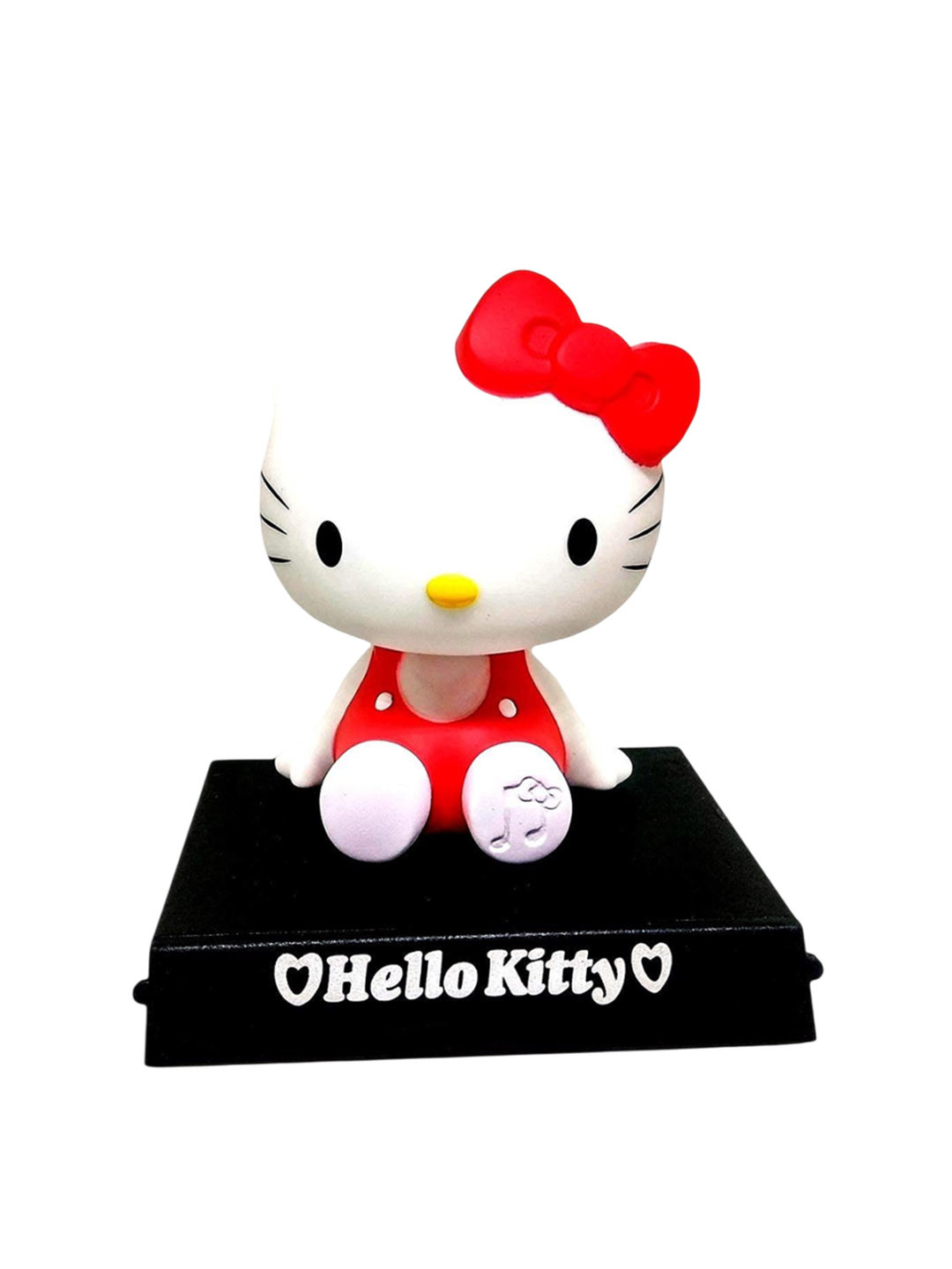 AUGEN Red Hello Kitty Figure Bobblehead Showpiece
