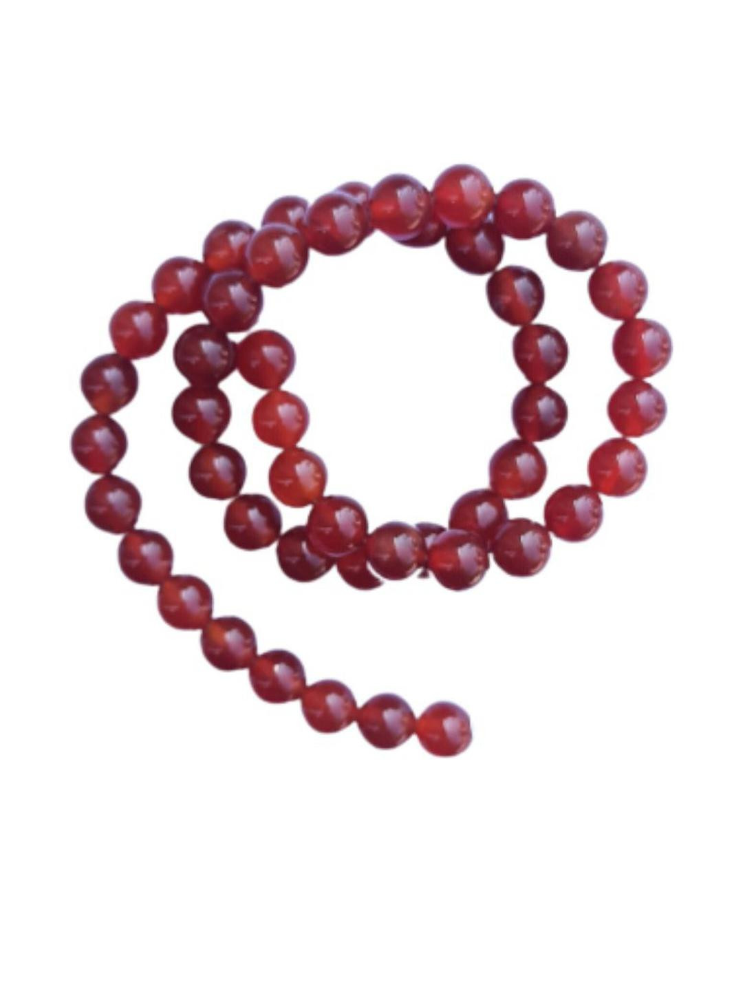 Divine souvenirs Unisex Artificial Agate Beaded Minimal Chain