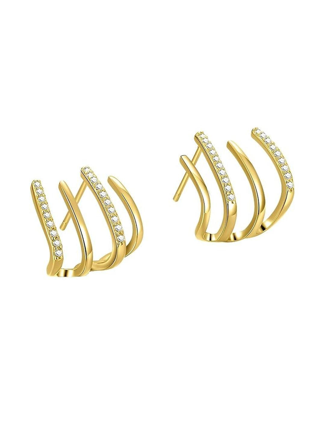 Bonnt Gold-Plated Alloy Earrings