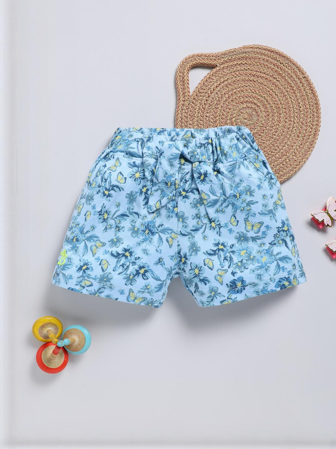 Biskid Cotton Mid-Rise Shorts