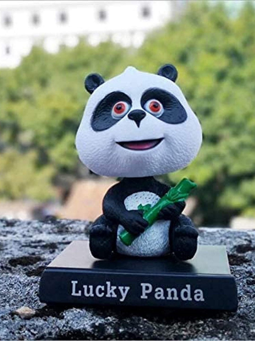 AUGEN Black & White Panda Figurine Showpiece