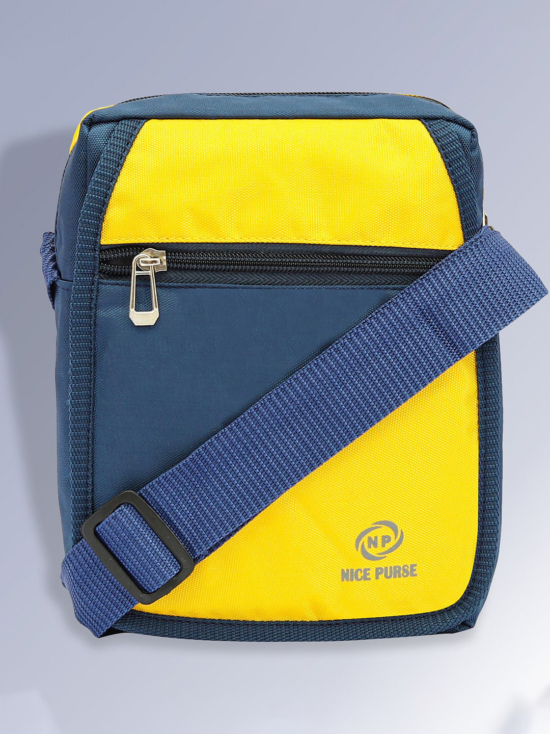 NICE PURSE Colourblocked Swagger Sling Bag With Tasselled