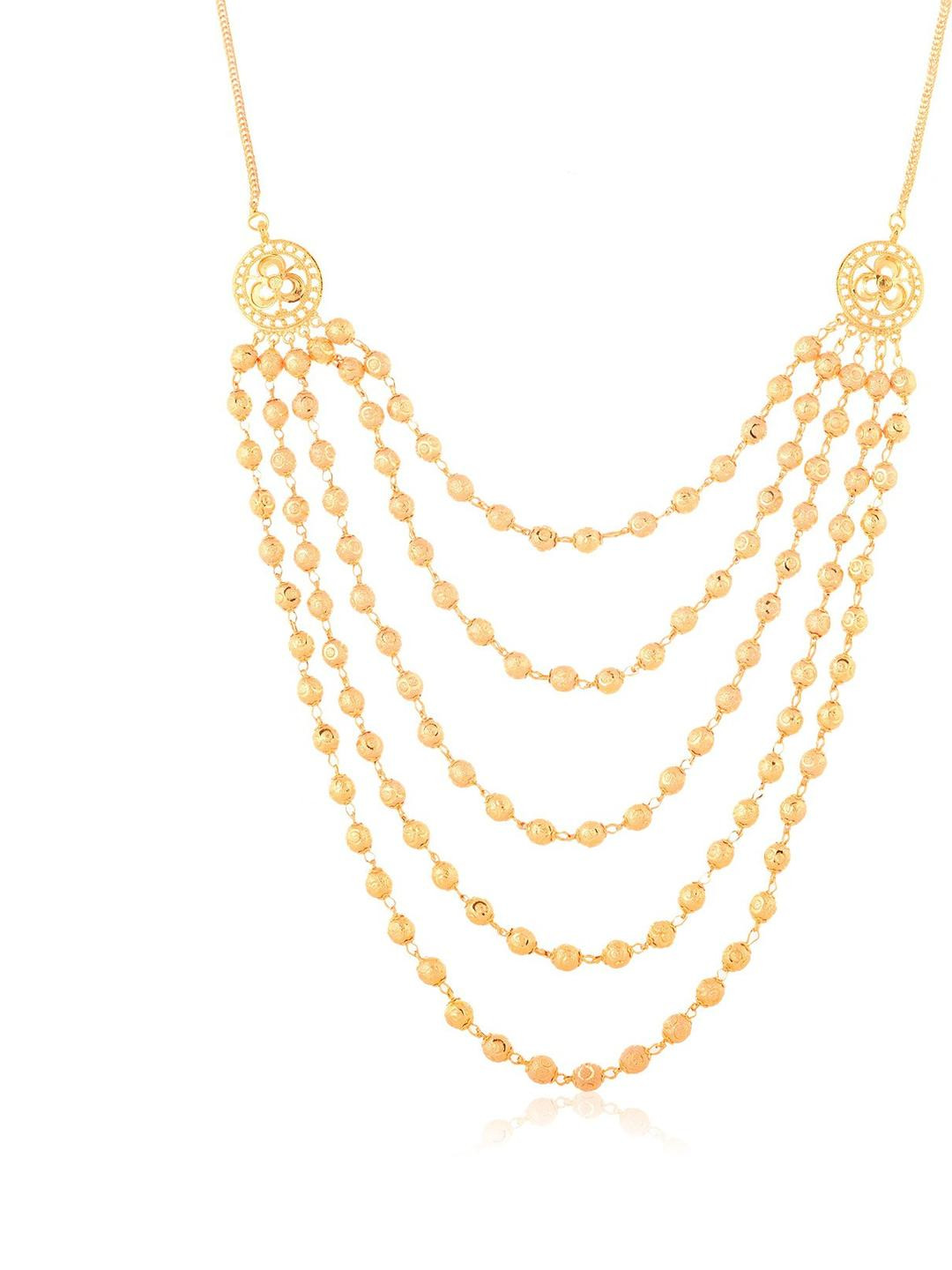 Bhagya Lakshmi Gold Plated Layered Necklace