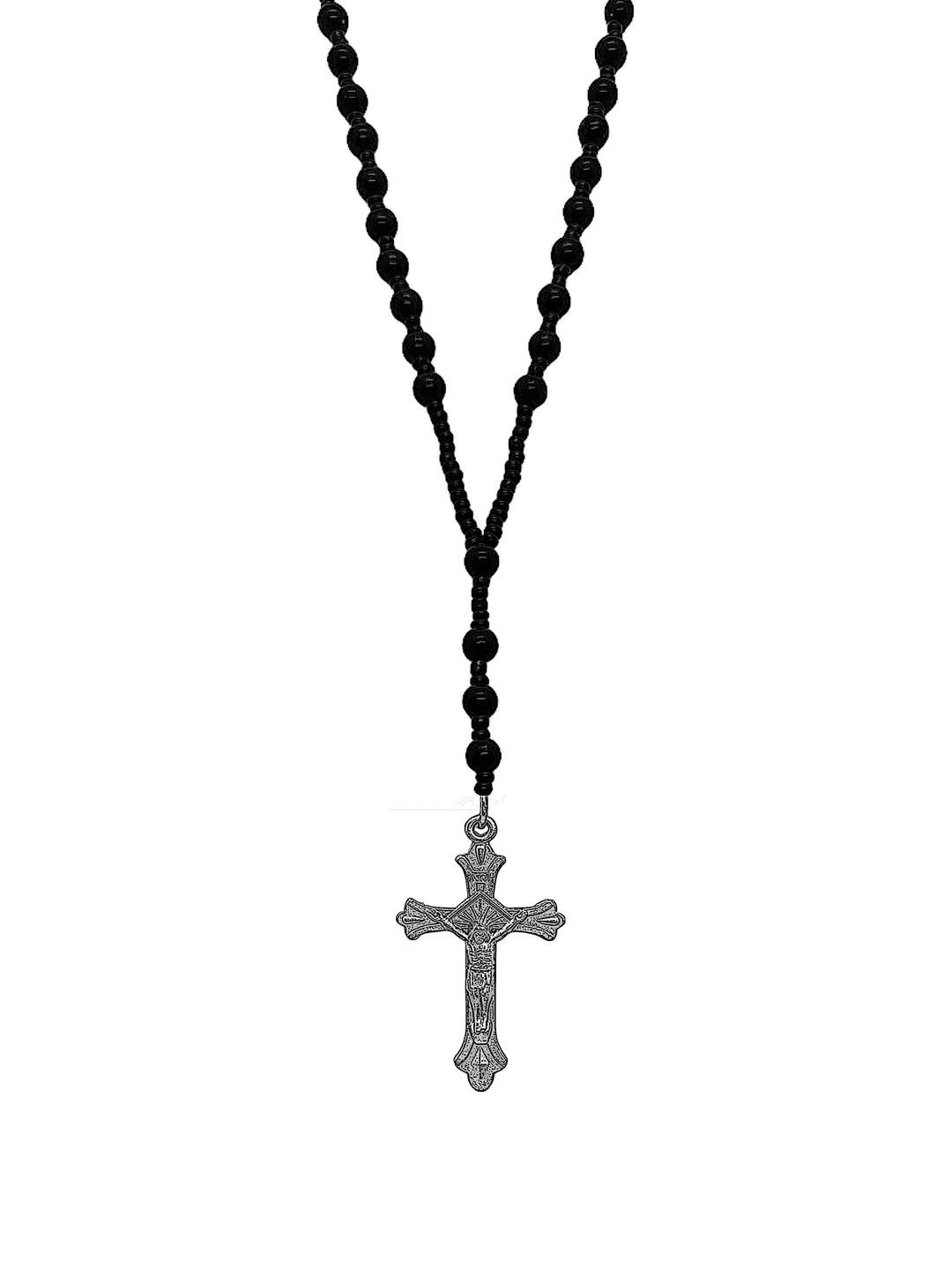 Dynamic Retail Global Unisex Handcrafted Chain With Cross Pendant