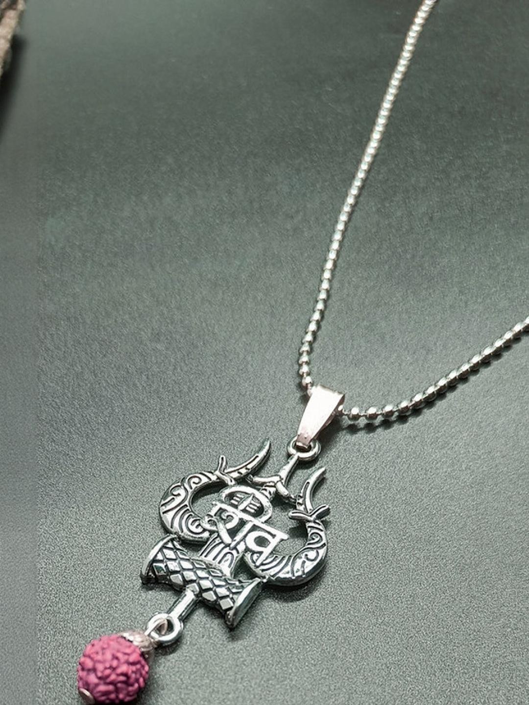 Dynamic Retail Global Set of 2 Men Stainless Steel Necklace and Chains