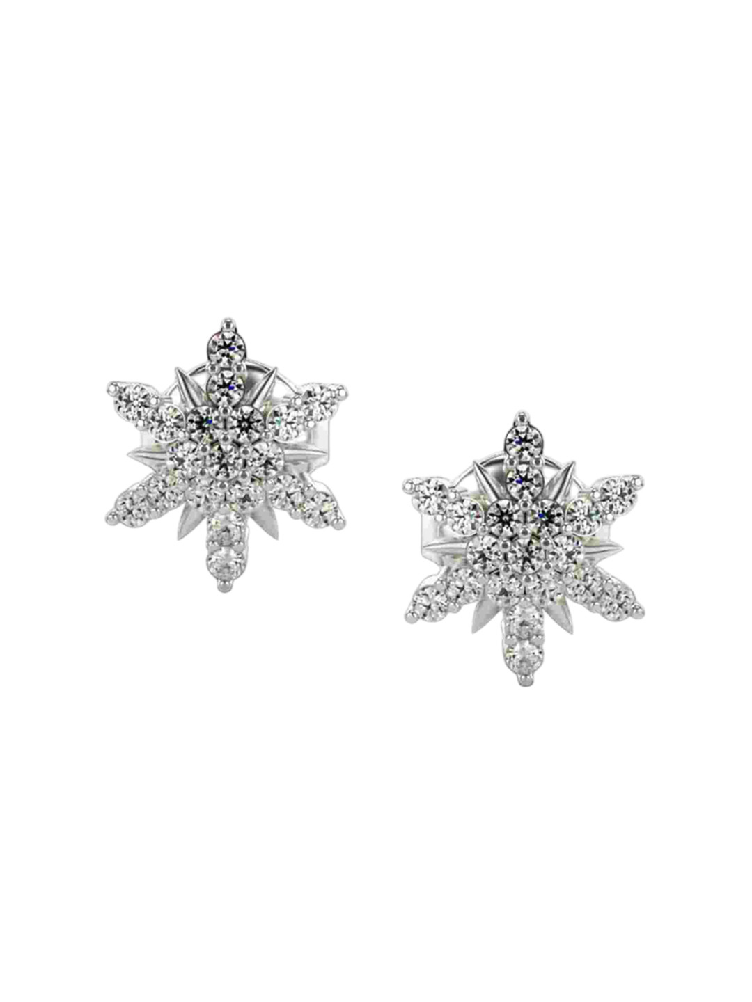 VALANOVA 14K White Gold 0.25 Ct Lab Grown Diamond Earrings