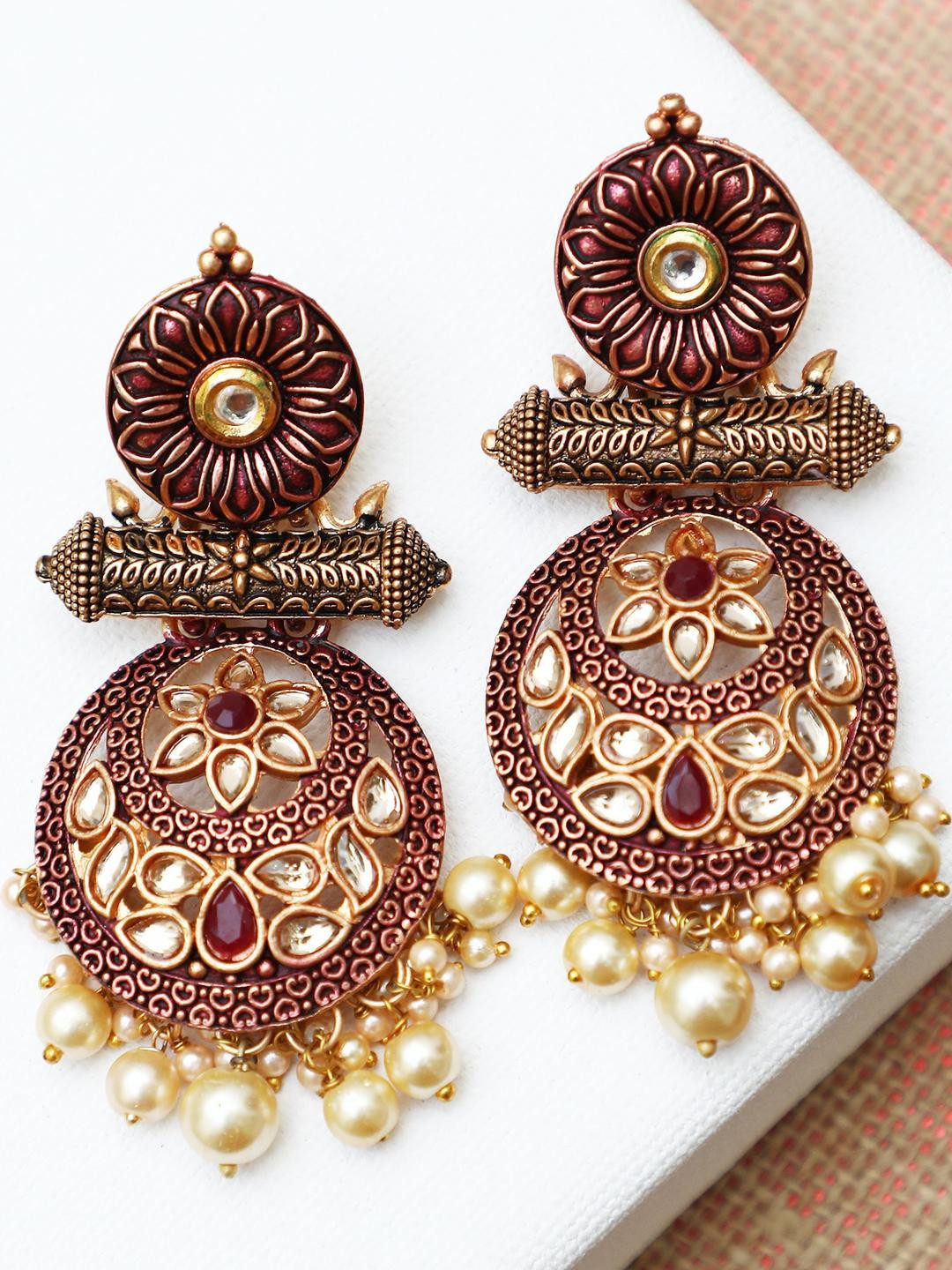 Bhagya Lakshmi  Brass Earrings