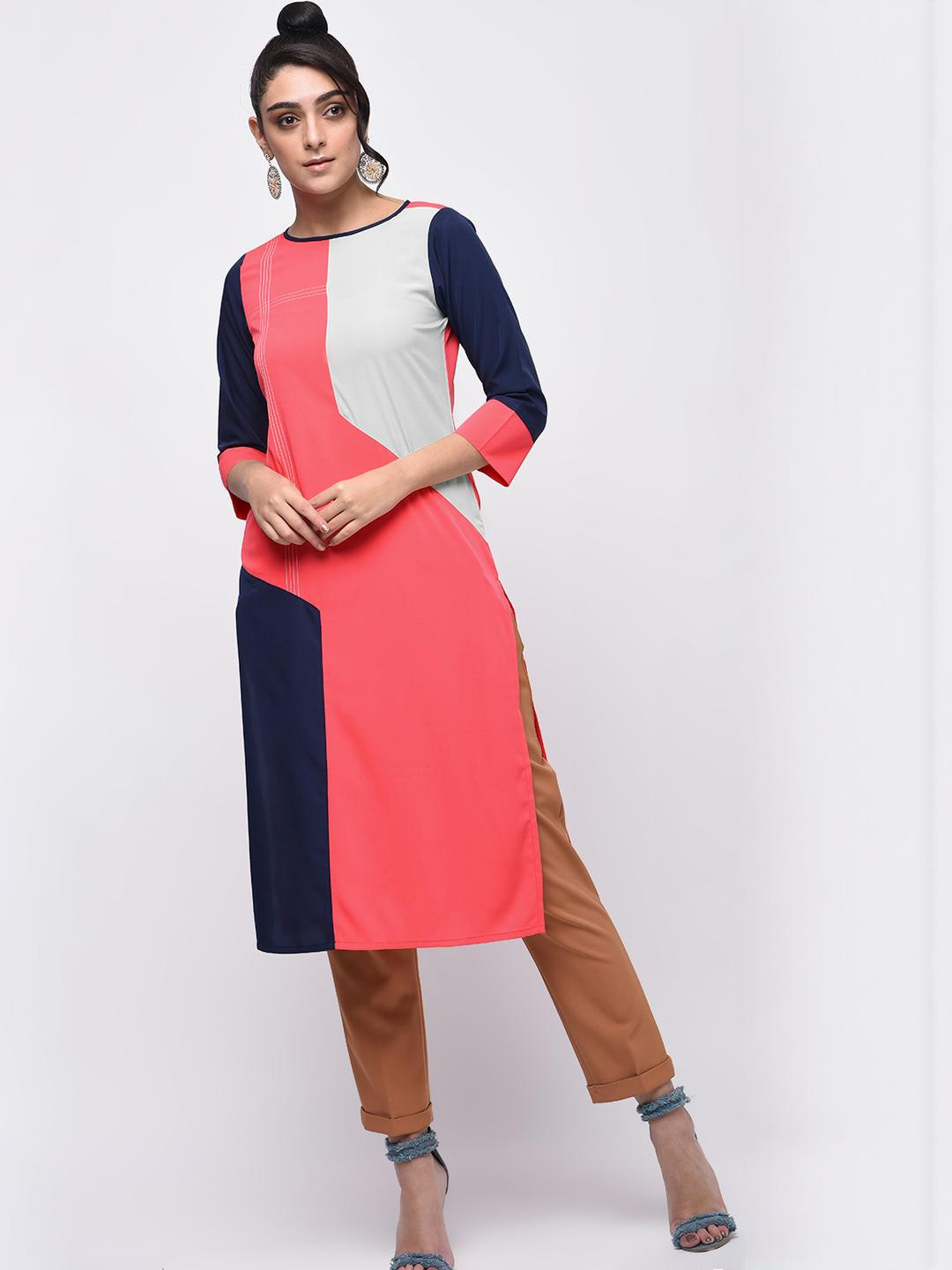 ANIYAH Women Multicolored Kurti