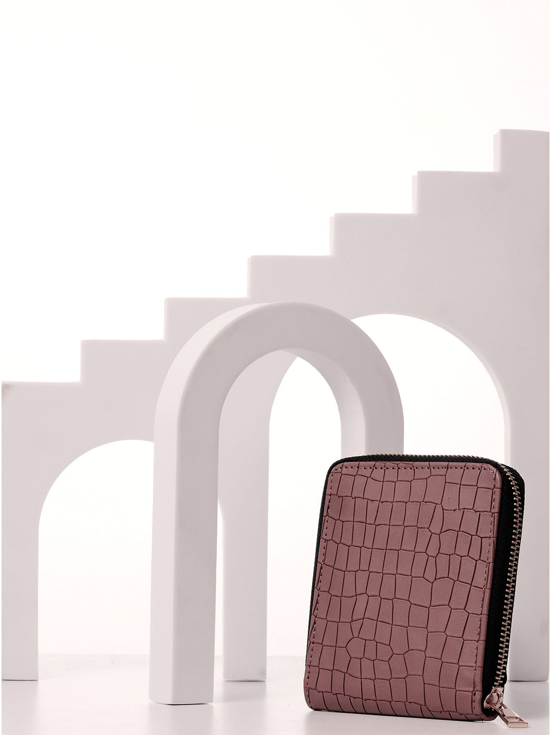 MABEE Women Abstract Textured Two Fold Wallet
