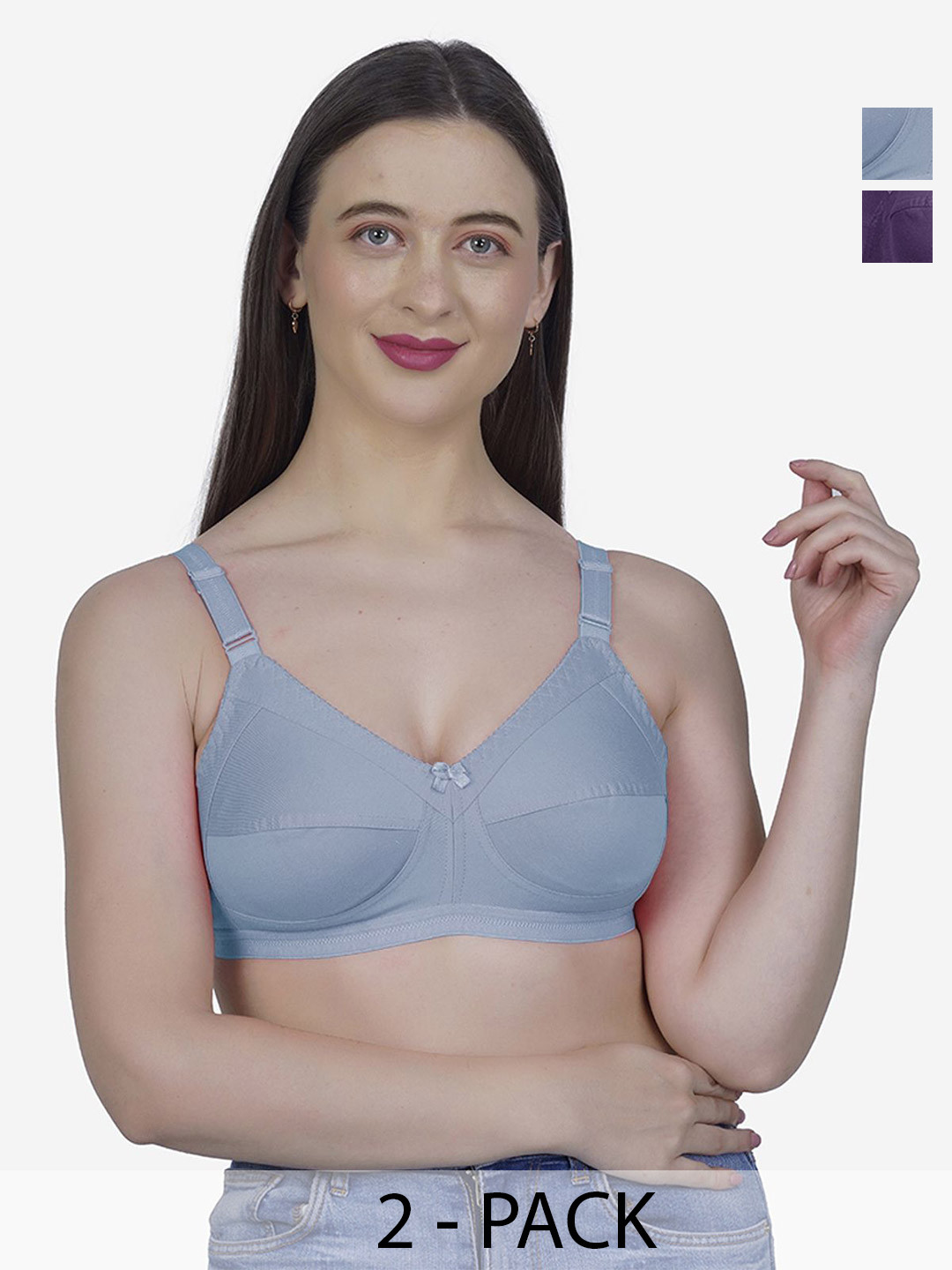 SHYAM SONS Pack Of 2 Women Full Coverage Minimizer Bra