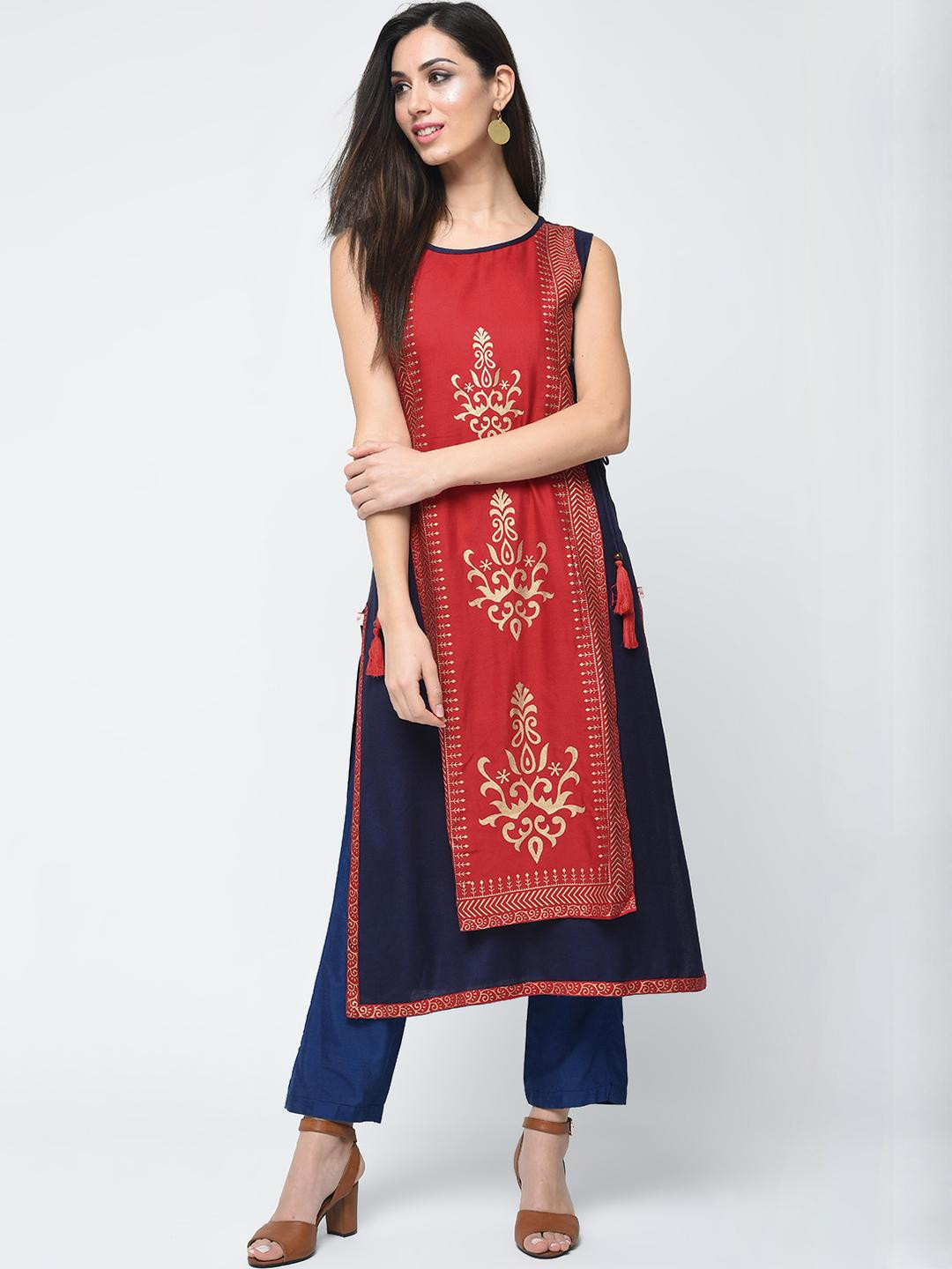 ANIYAH Floral Printed Kurti