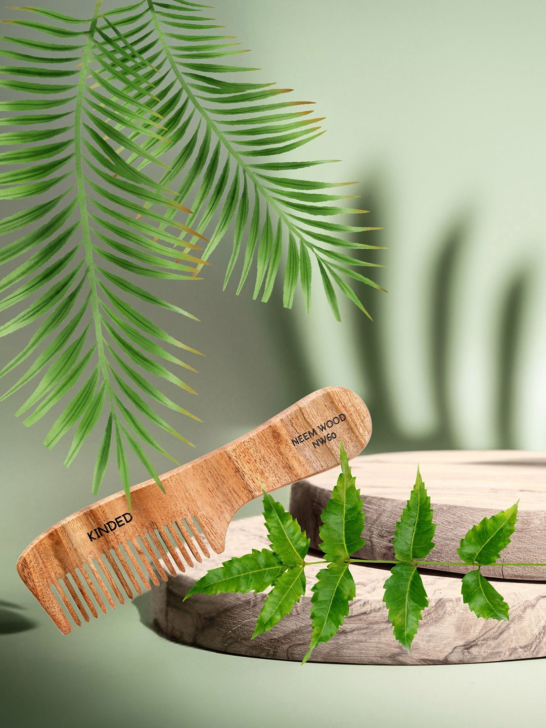 KINDED Oil Treated Wooden Hair Comb