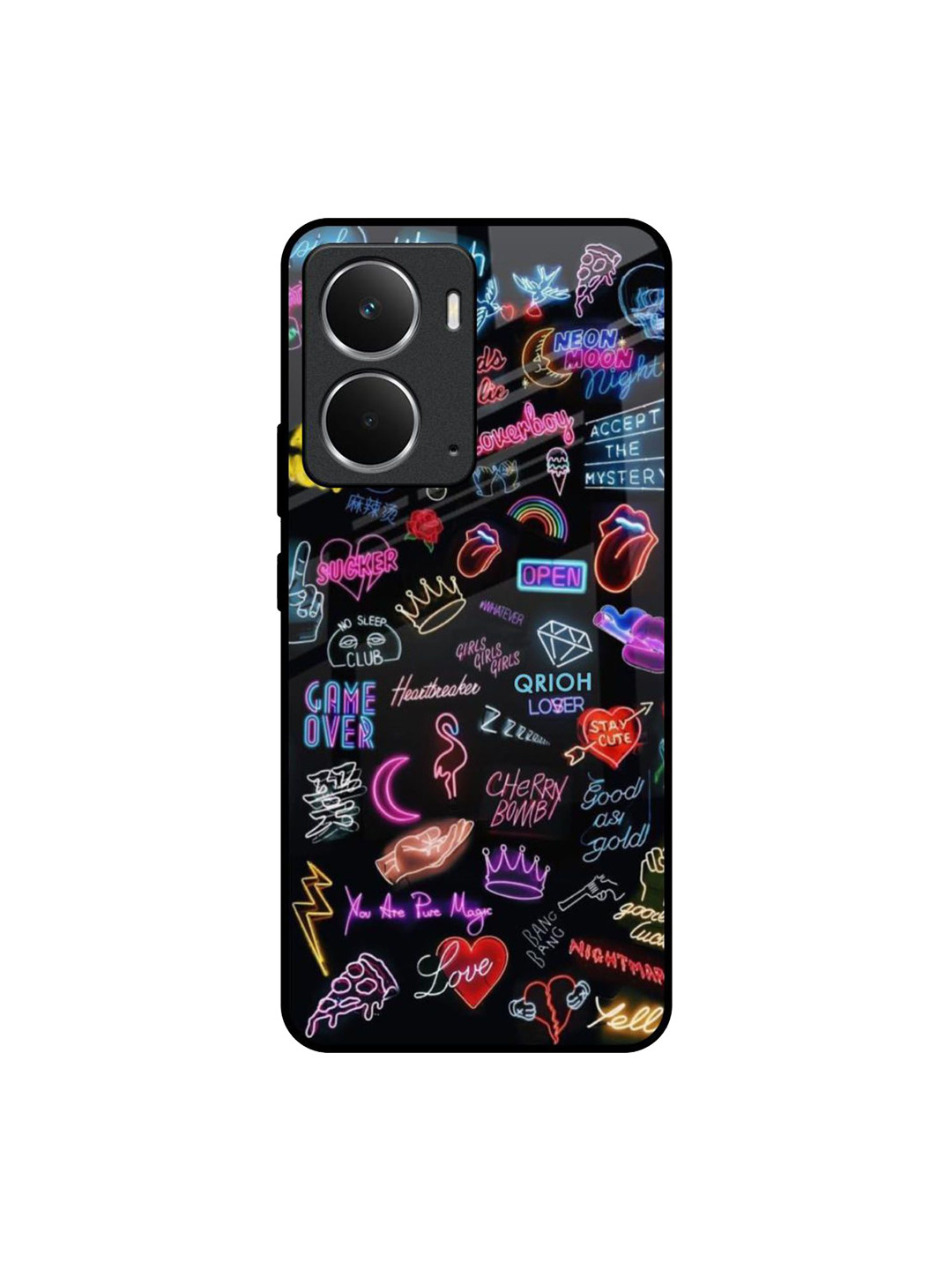 QRIOH Quirky Printed Realme P3 5G Back Case Mobile Accessories