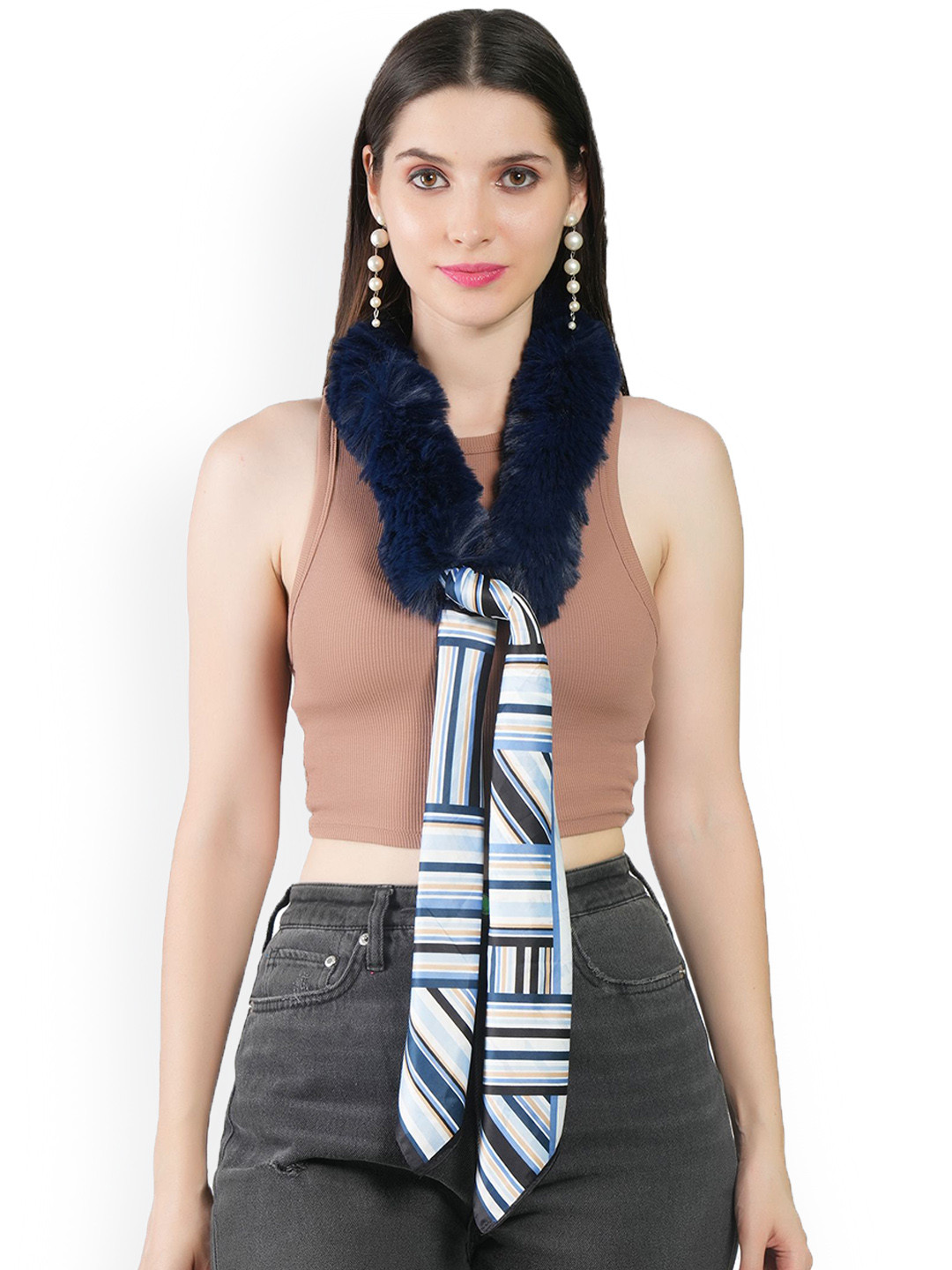 Manra Women Patterned Acrylic Mufflers