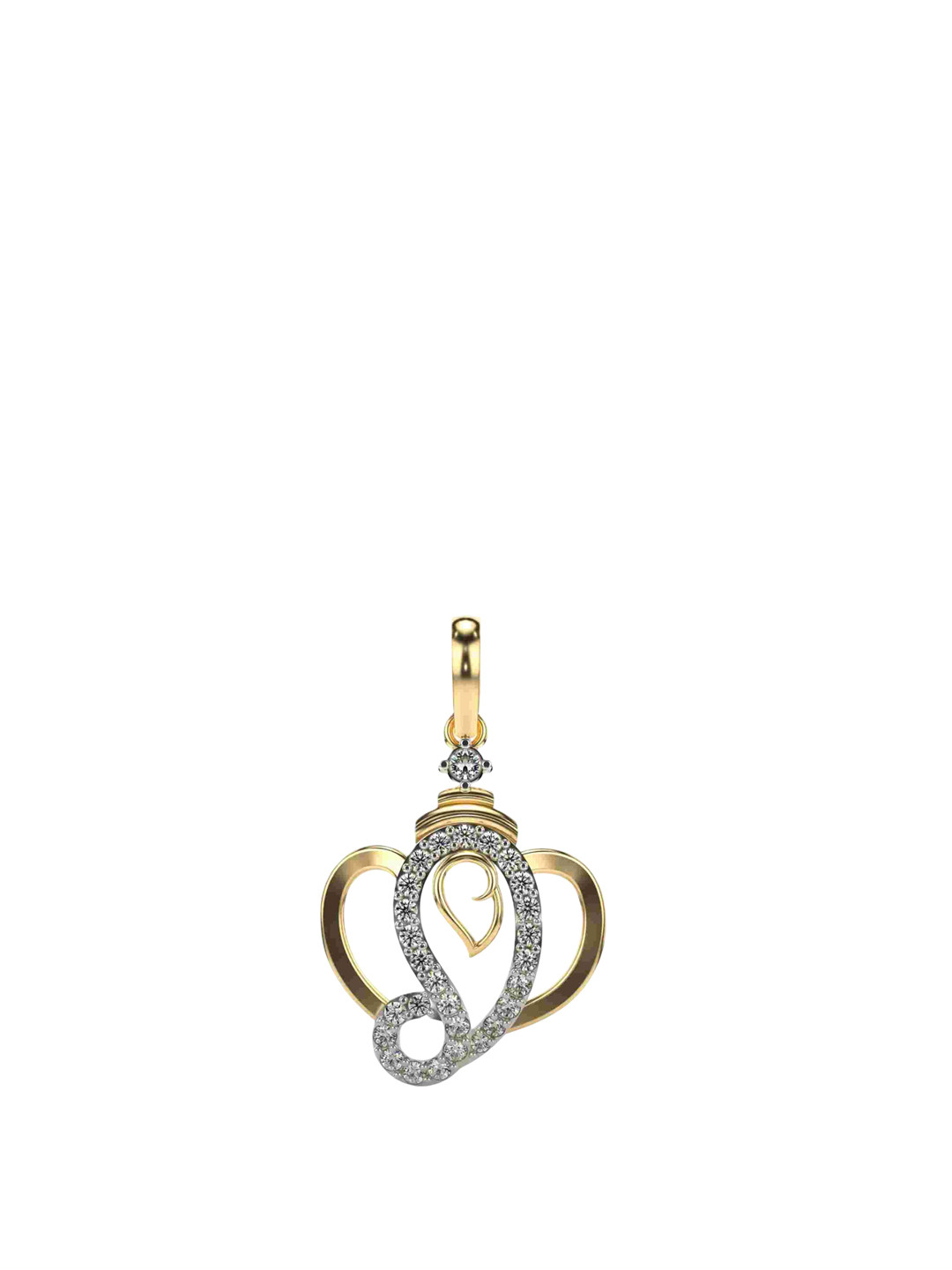 VALANOVA 14K Yellow Gold 0.27 Ct Lab Grown Diamond Pendant