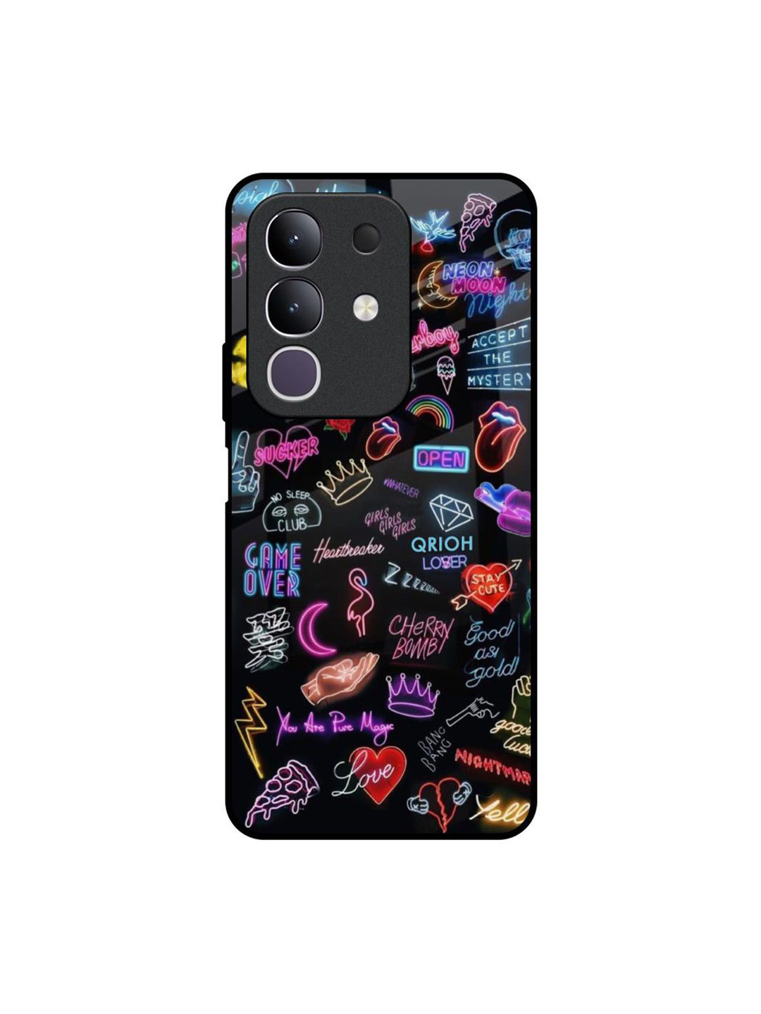 QRIOH Quirky Printed Vivo T4x 5G Back Case Mobile Accessories