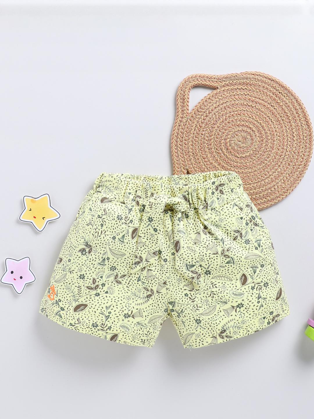 Biskid Cotton Mid-Rise Shorts