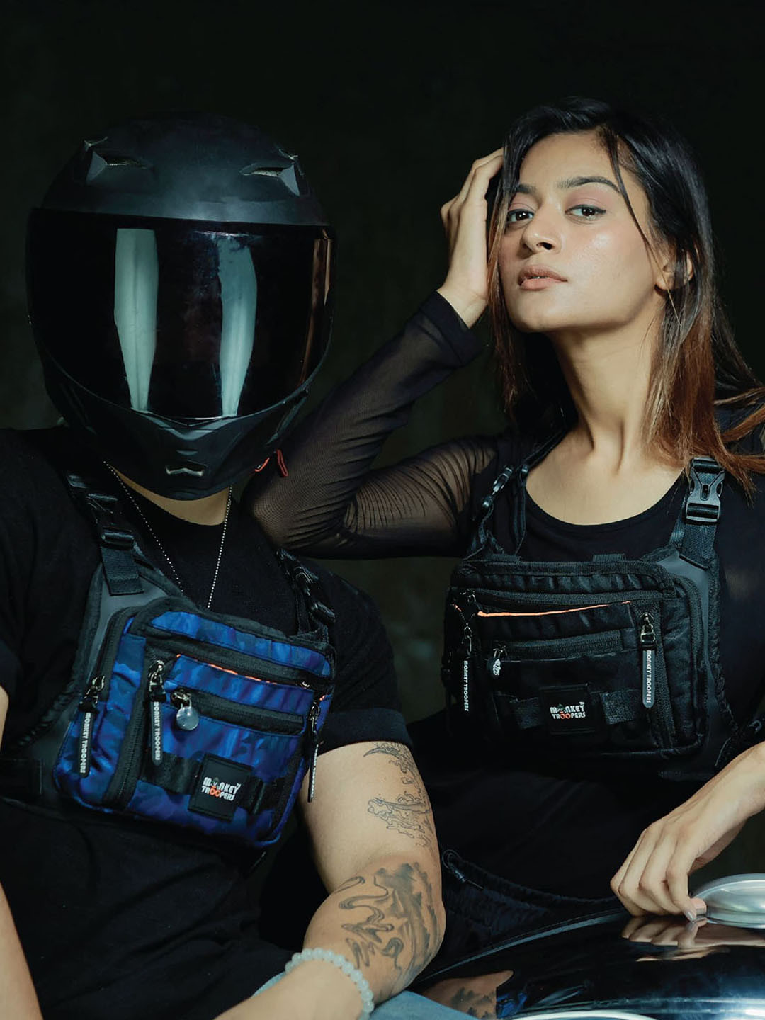 MONKEY TROOPERS Biker Collection Waist Pouch