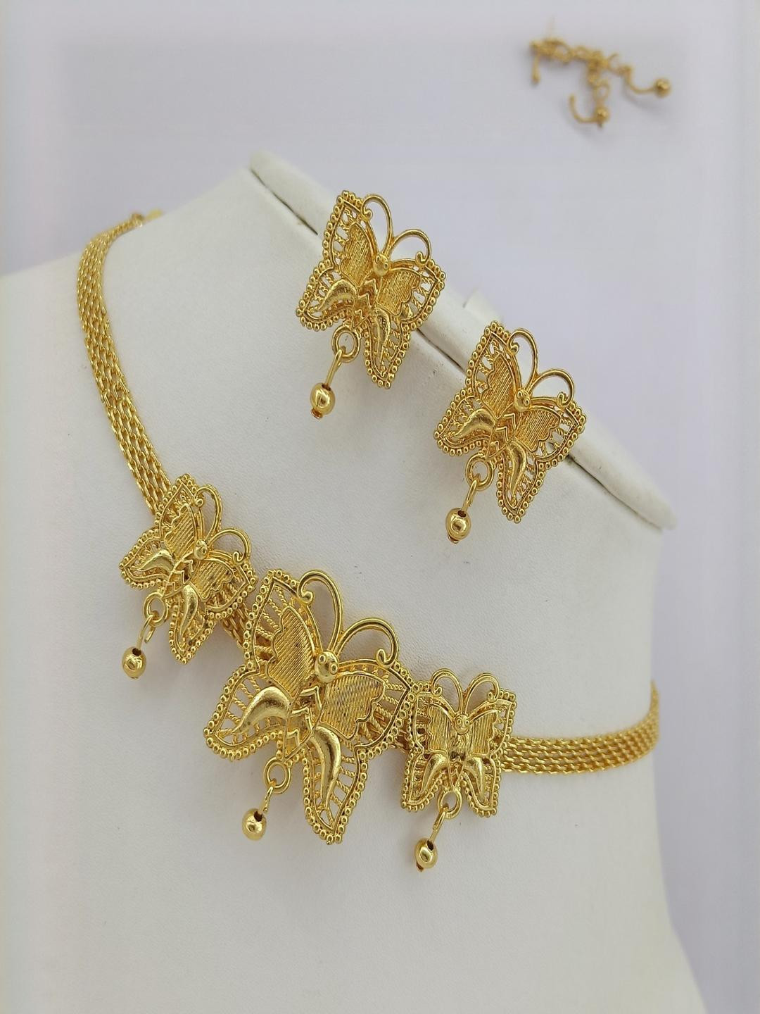 PRANATI Gold-Plated Brass Necklace