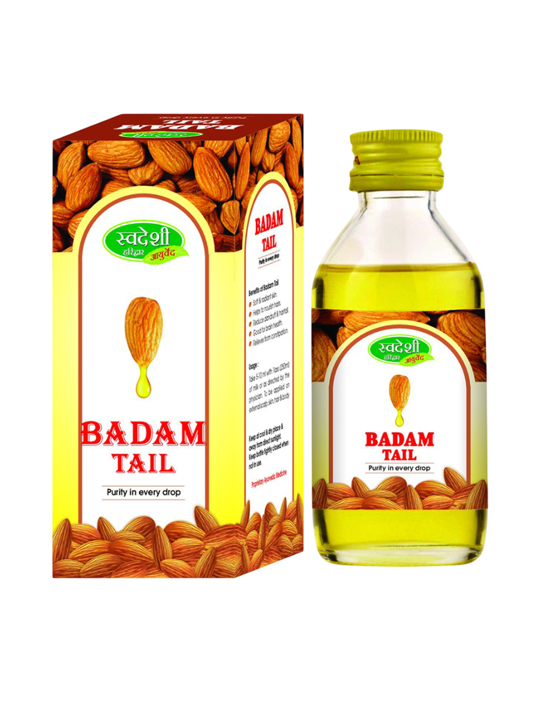 Swadeshi Ayurved Badam Oil- 100 ml