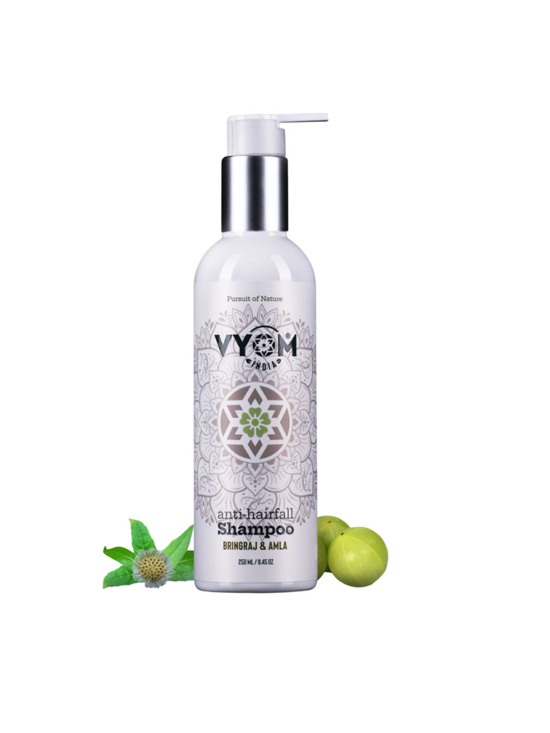 VYOM INDIA ORGANICS Anti Hairfall Shampoo With Bhringraj & Amla - 250 ml