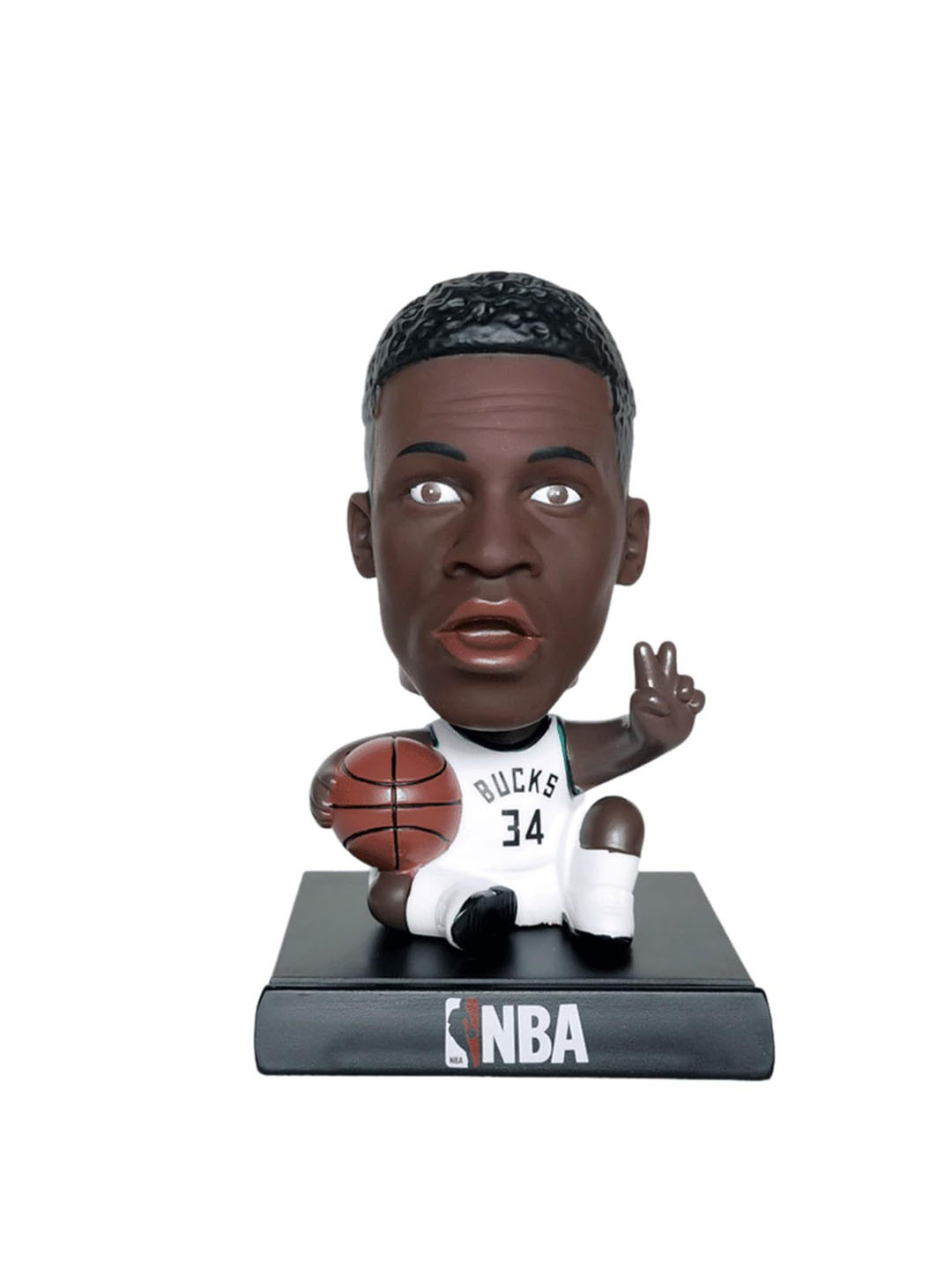 AUGEN Brown & White NBA Antetokounmpo Bobblehead