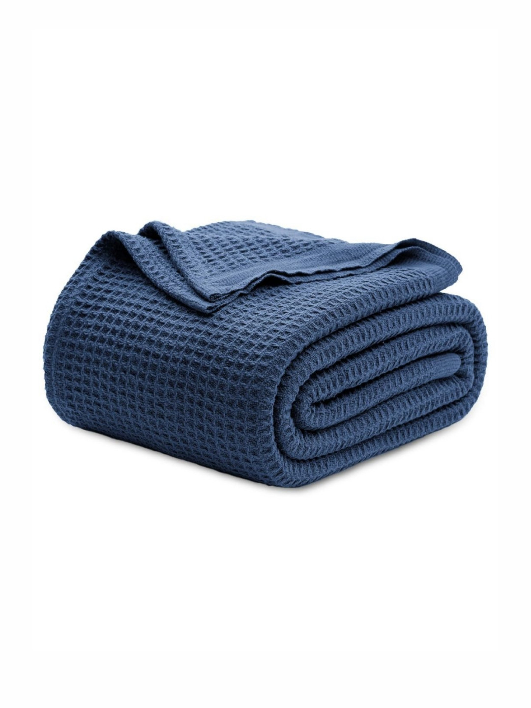 San Marino Blue Cotton AC Room 300 GSM Double Bed Blanket