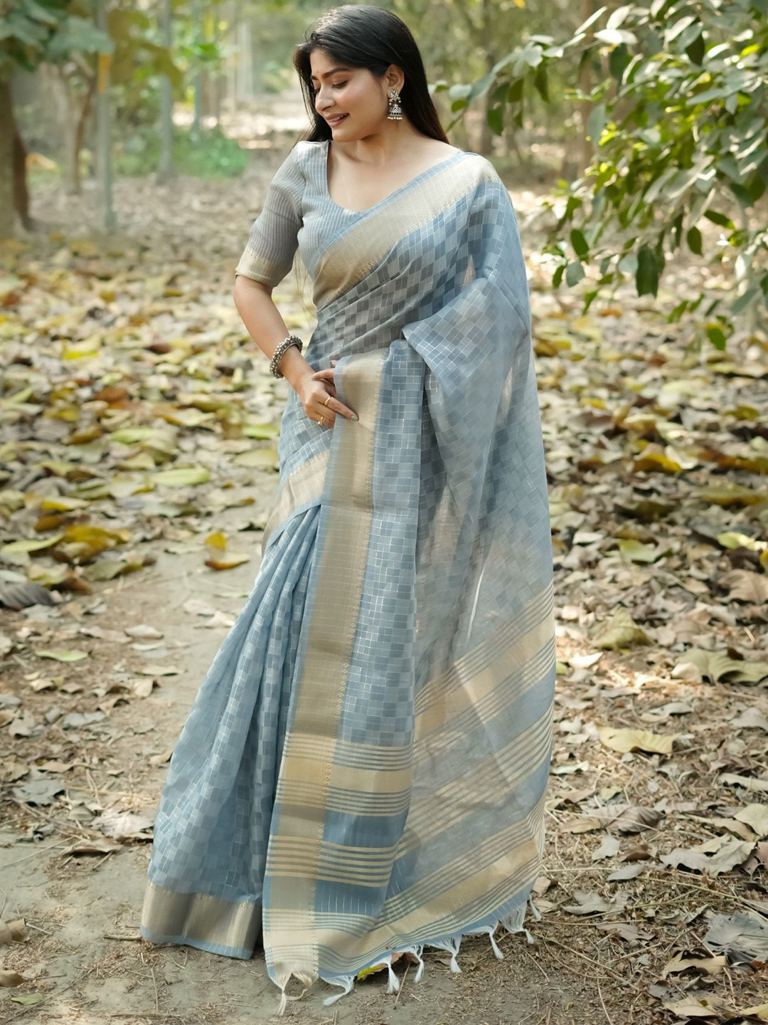 Pandadi Saree Woven Design Zari Silk Blend Designer Sarees With Matching Blouse Piece
