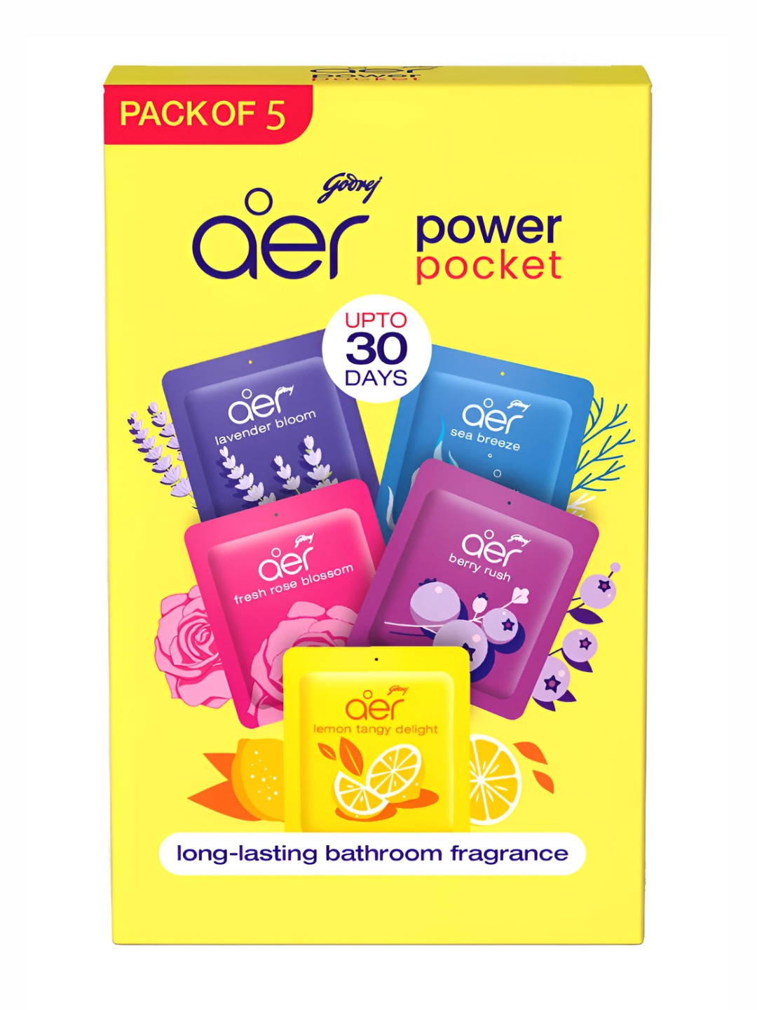 Godrej Aer Set Of 5 Assorted Air Freshener